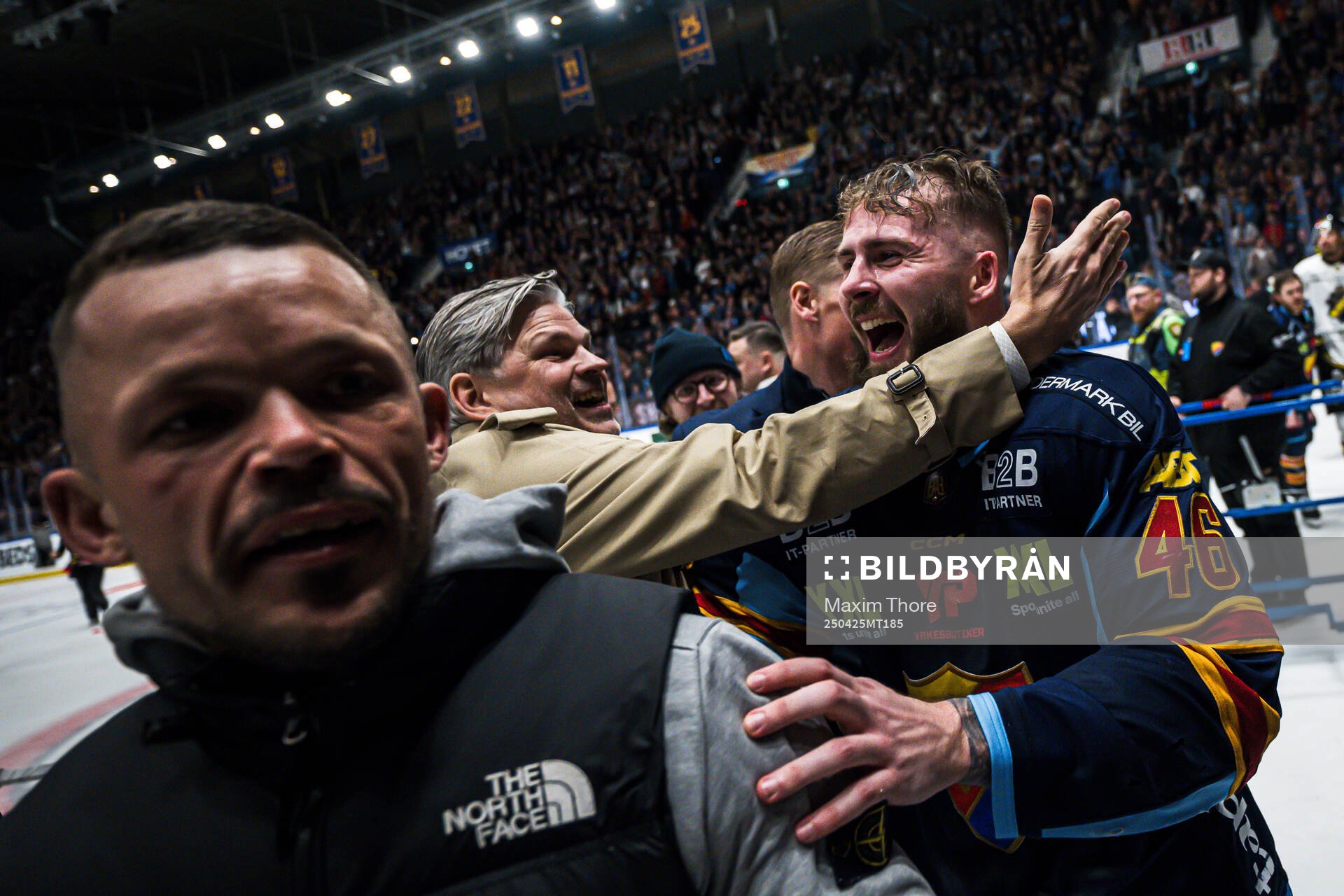 Djurgårdens Albin Grewe jublar