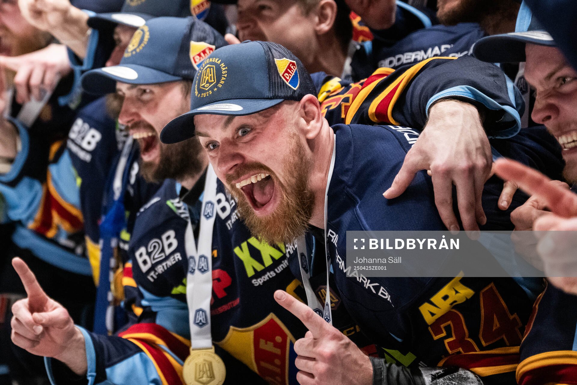 Djurgårdens Daniel Brodin jublar