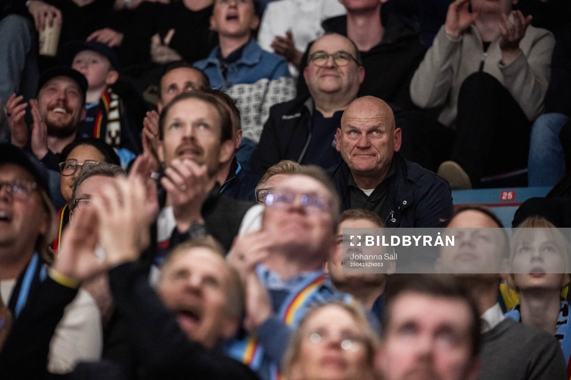 Håkan Södergren på läktaren