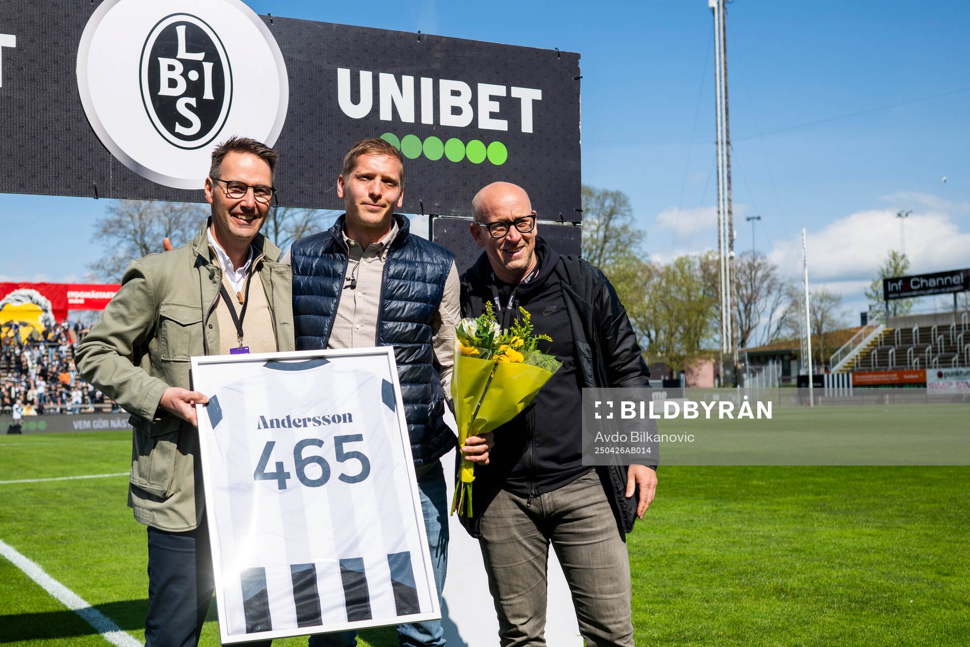 Landskronas ordförande Anders Ekblad och sportchef Billy