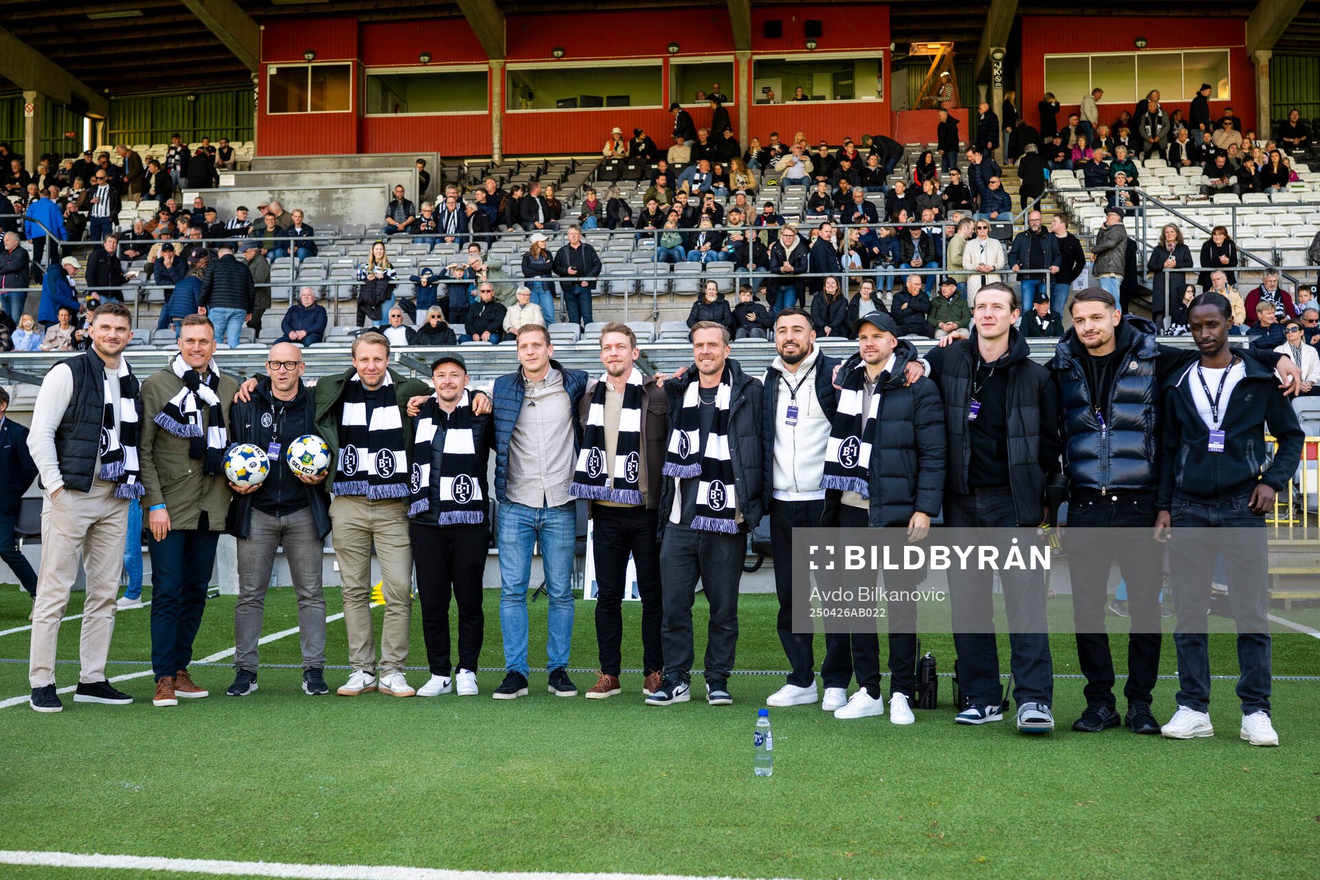 Landskronas tidigare lagkapten Philip Andersson hyllas