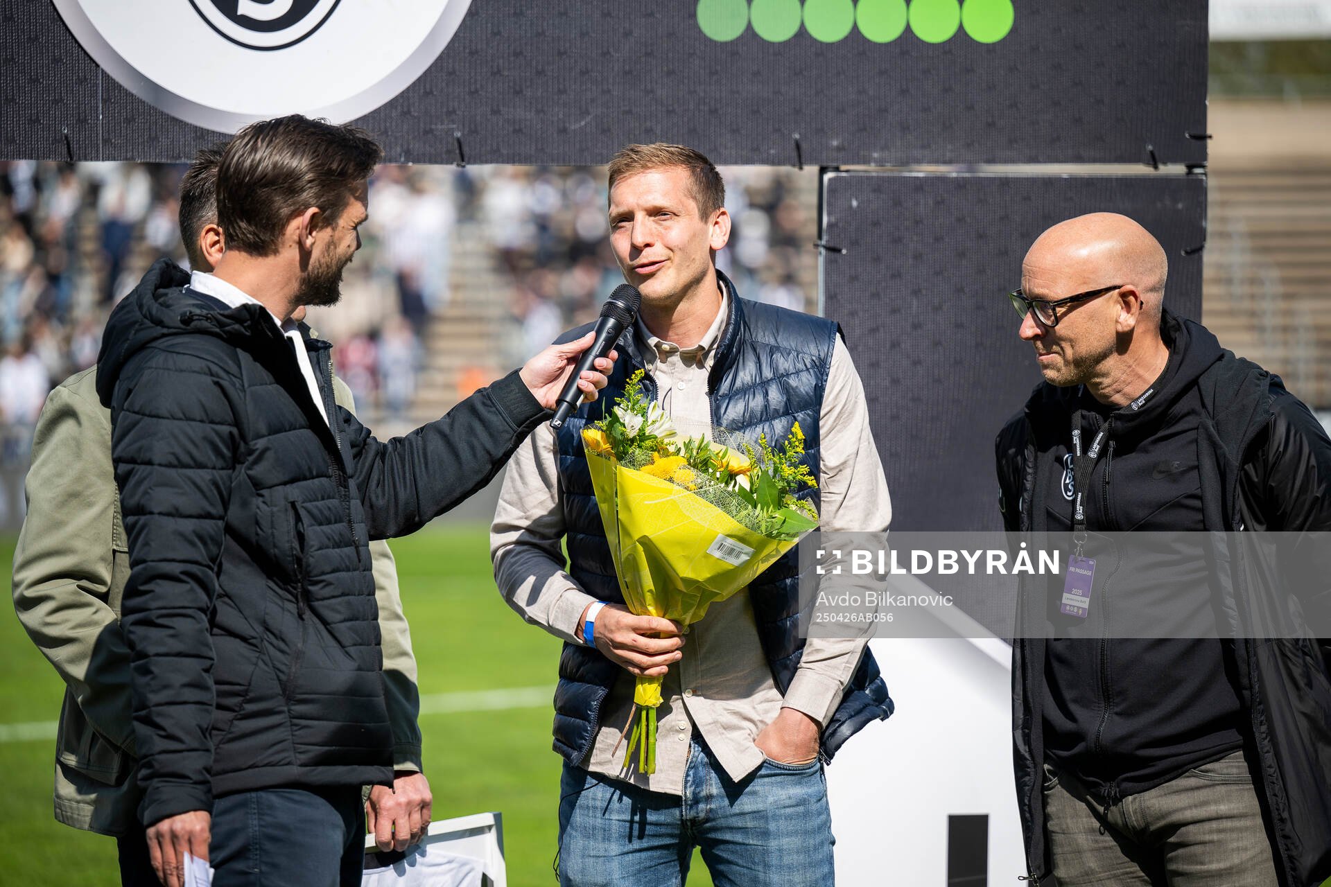 Landskronas tidigare lagkapten Philip Andersson hyllas