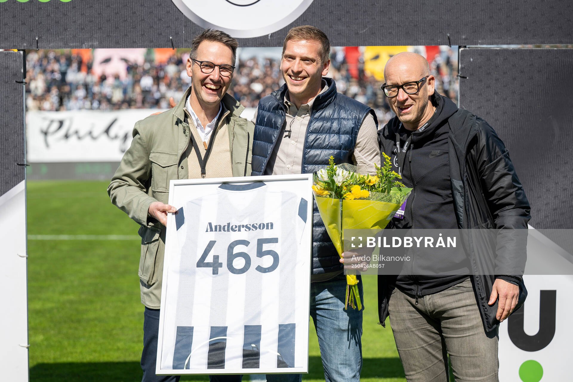 Landskronas ordförande Anders Ekblad och sportchef Billy