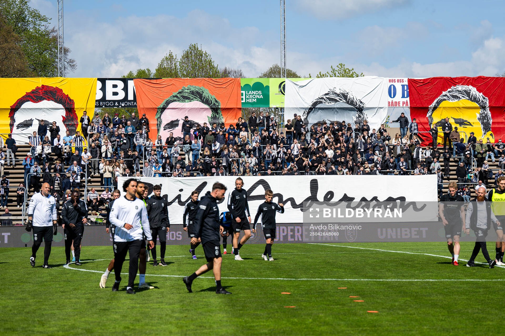 Landskronas tidigare lagkapten Philip Andersson hyllas