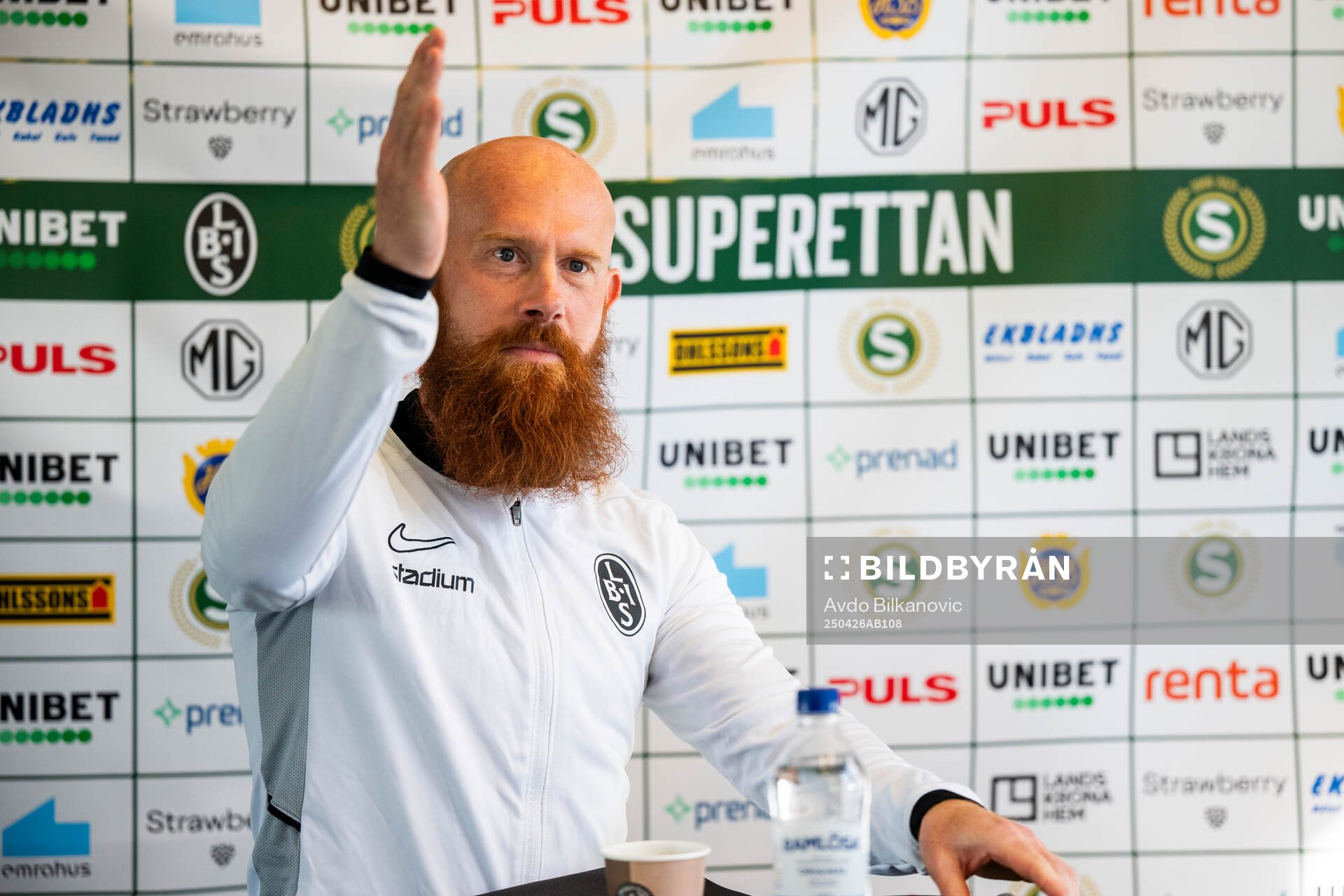 Landskronas tränare Max Mölder