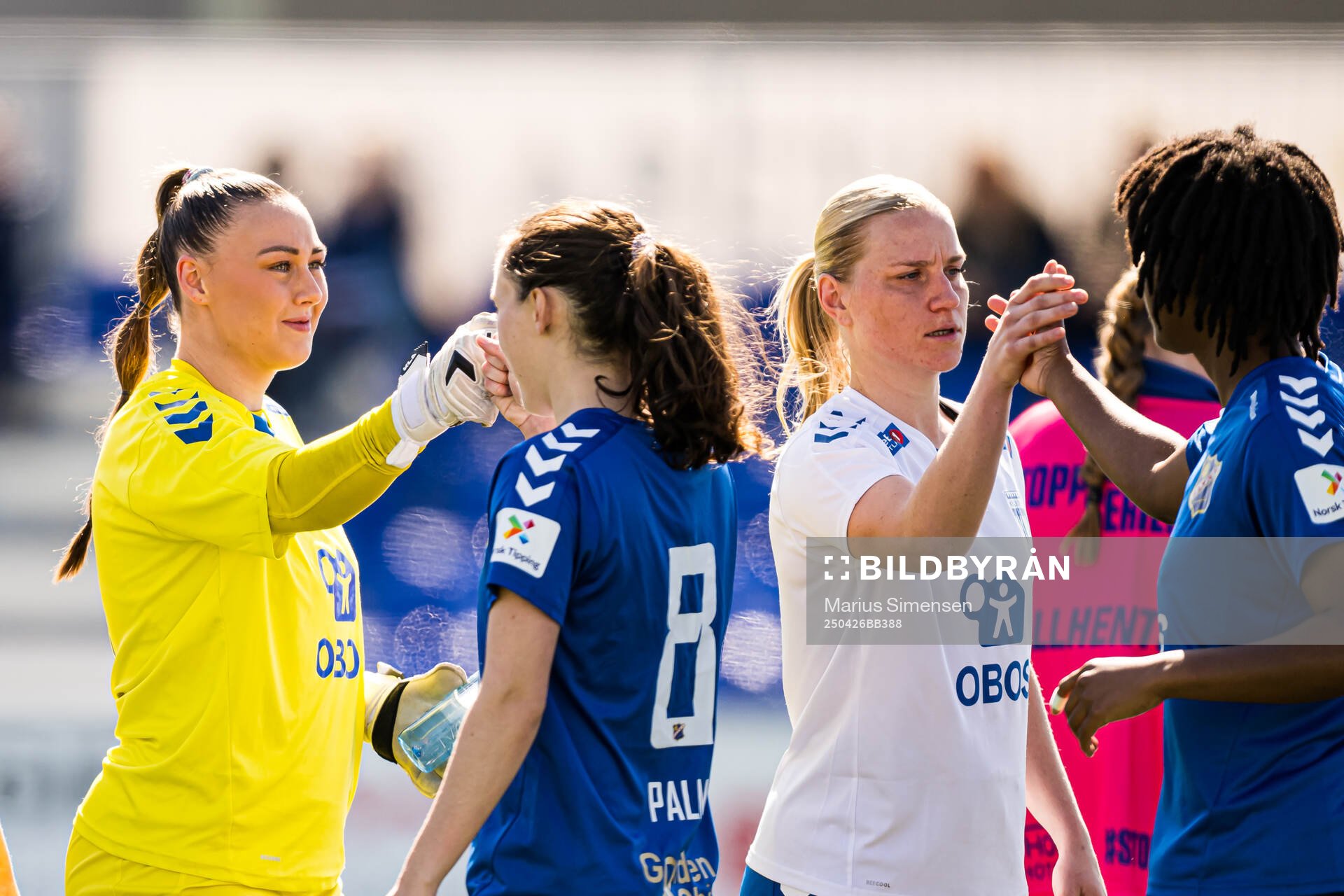 Savanna Mary-Anne Duffy and Camilla Huseby of Kolbotn