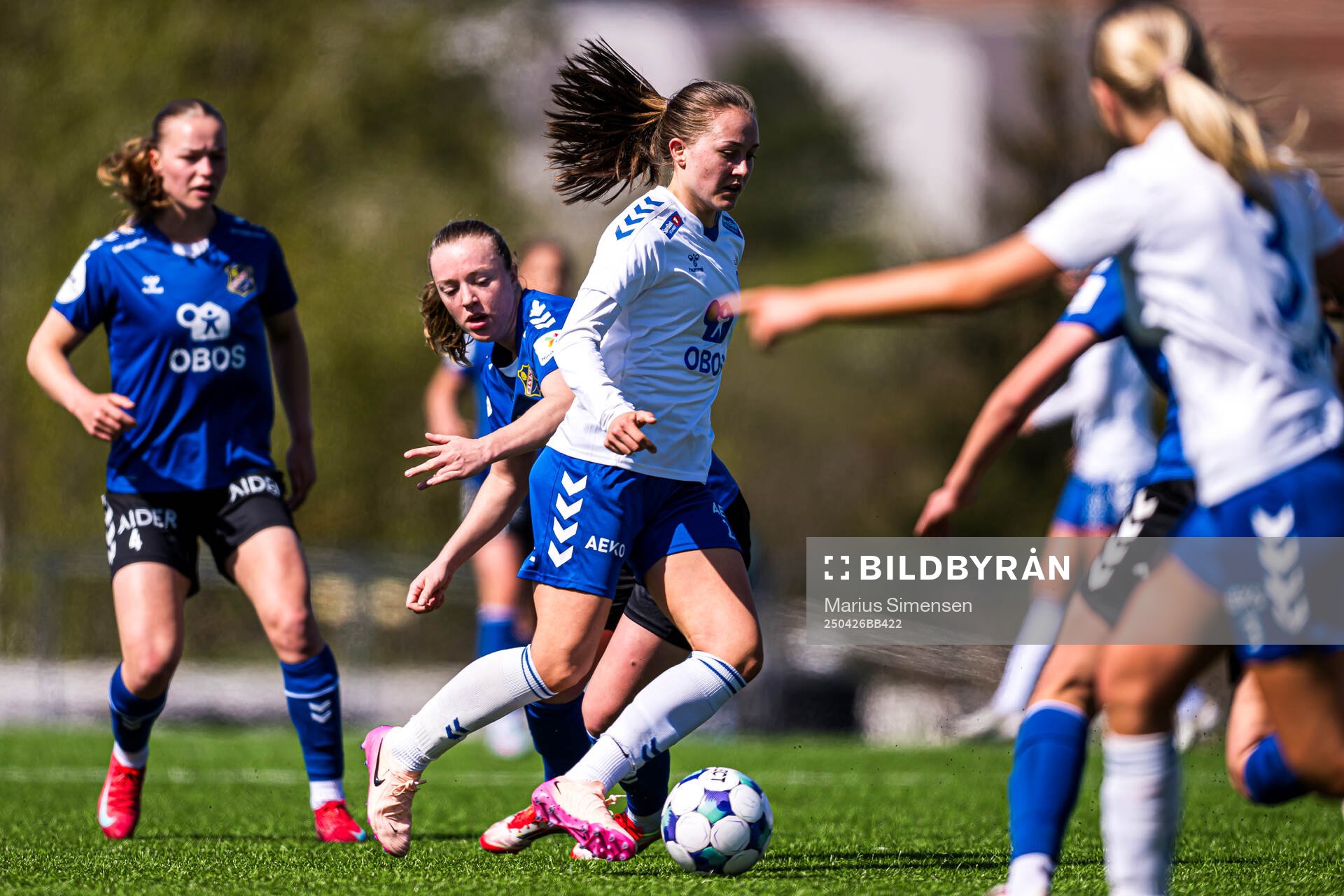 Camilla Linberg of Kolbotn during the Toppserien football match between Kolbotn and Lyn on April 26, 2025 in Oslo.