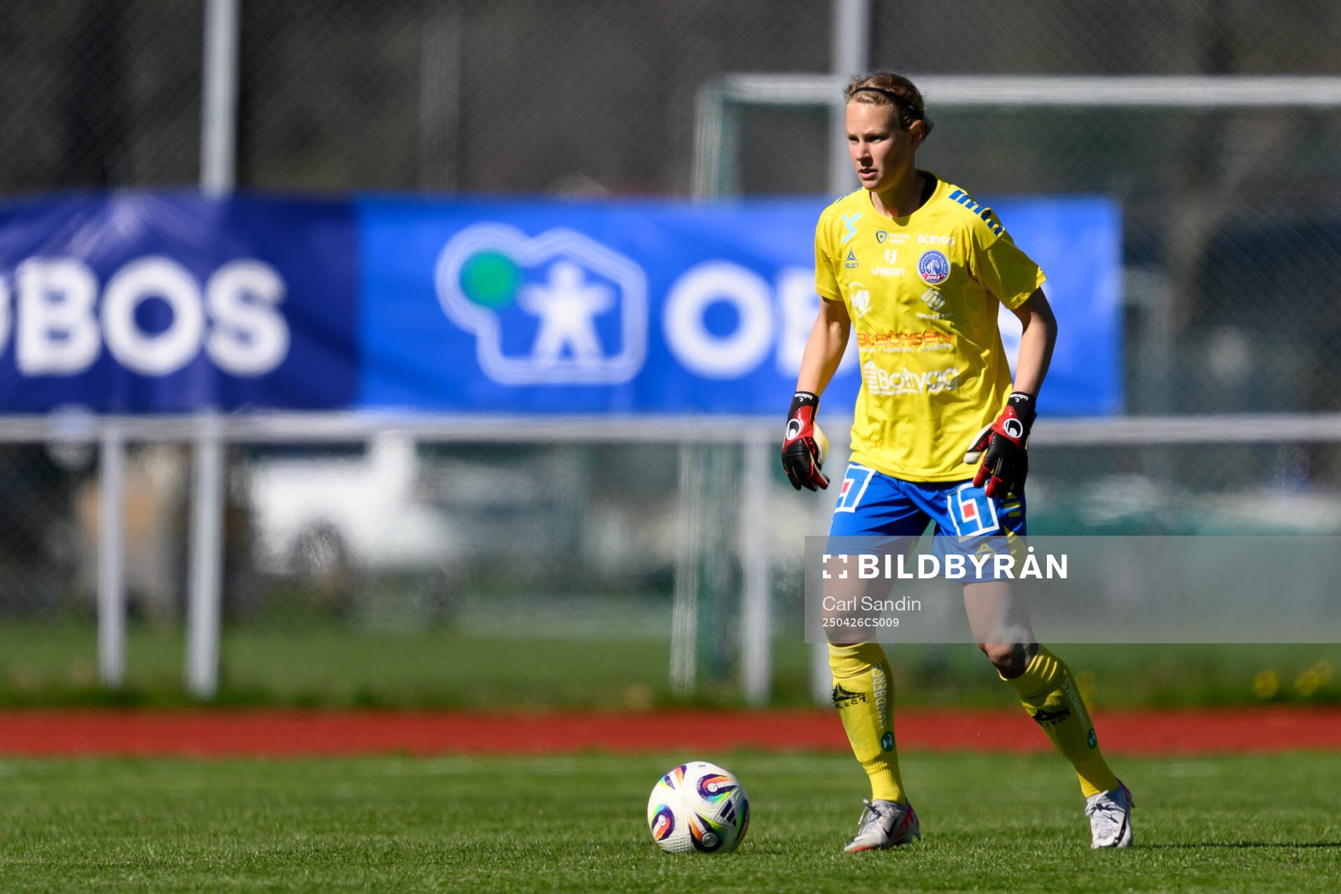 Linköpings målvakt Cajsa Andersson