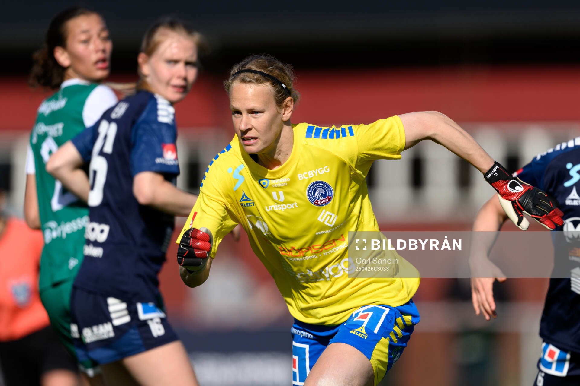 Linköpings målvakt Cajsa Andersson