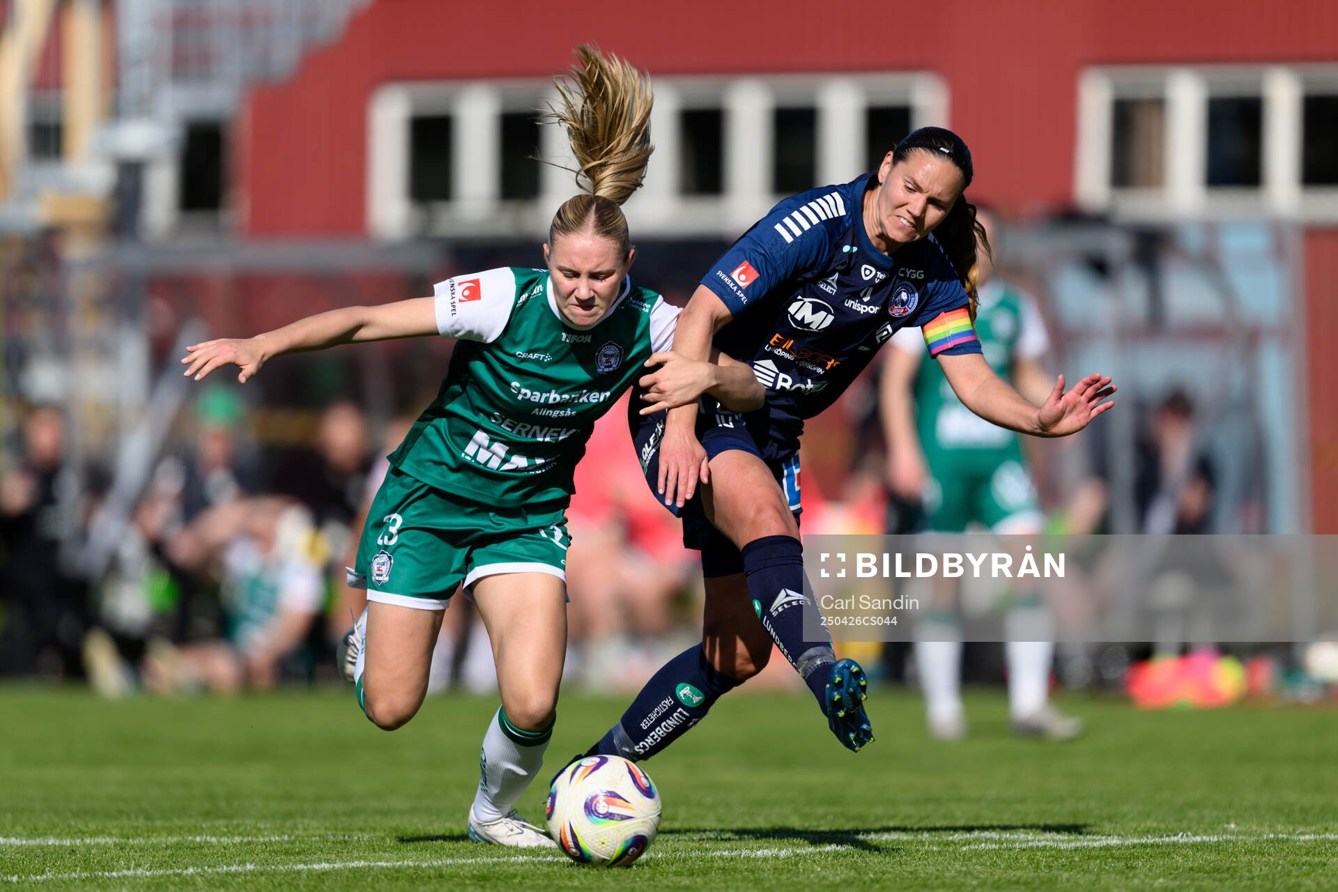 Alingsås Tilde Karlsson och Linköpings Emma Lennartsson