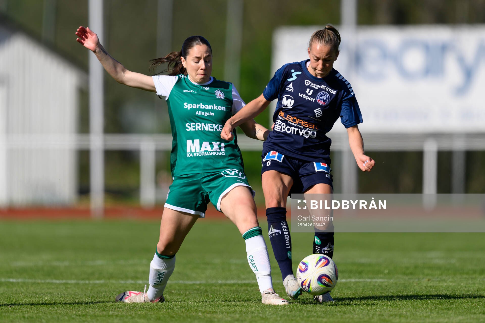 Alingsås Johanna Barth och Linköpings Sara Eriksson