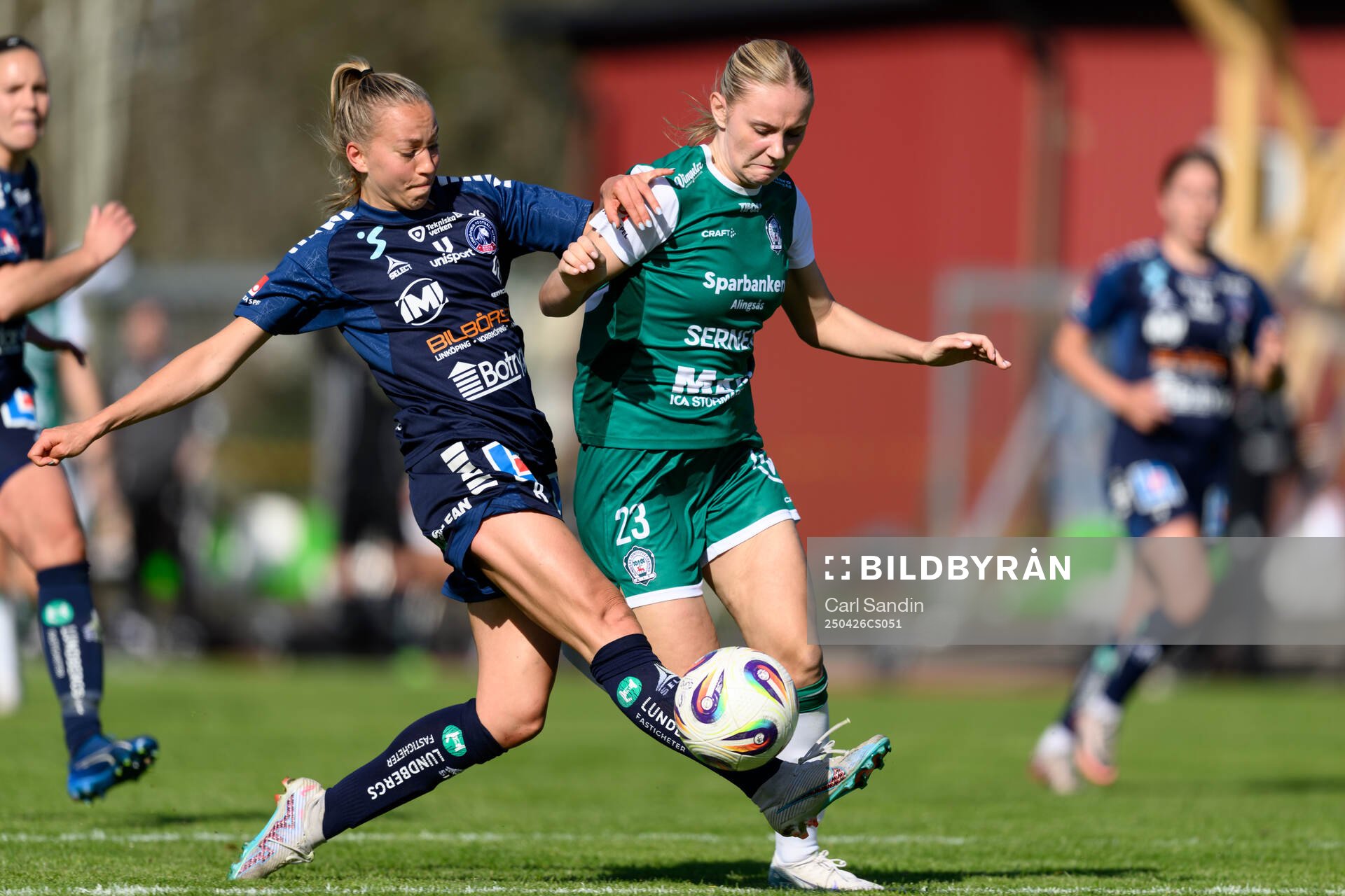 Linköpings Sara Eriksson och Alingsås Tilde Karlsson