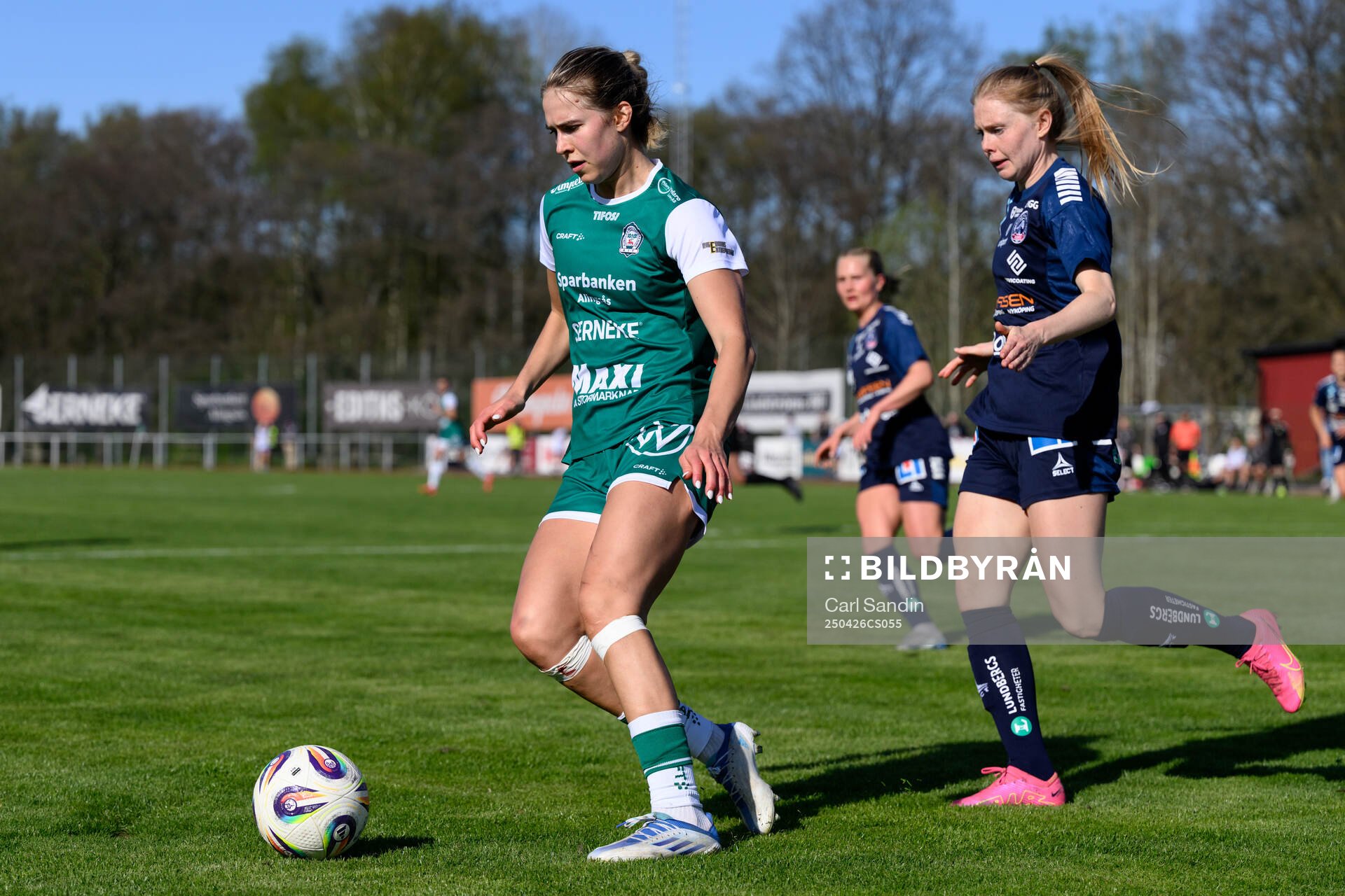 Alingsås Emmaliina Tulkki och Linköpings Malin Johnsen