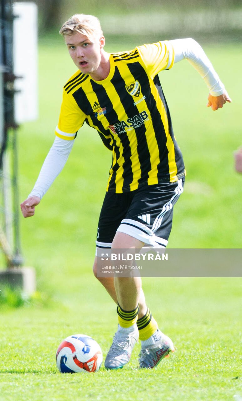 IFK Hässleholms Hampus Frick Salheden i matchen i U19