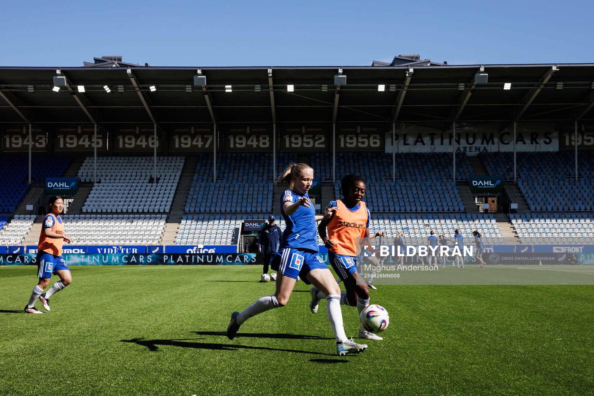 IFK Norrköpings Elin Rombing och Maya Aliyah Antoine