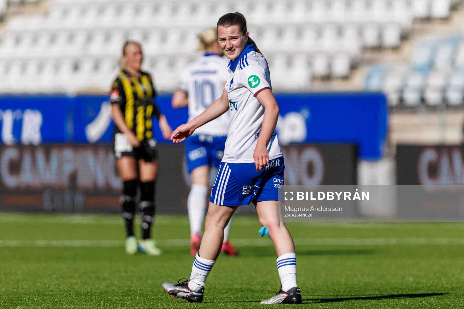 IFK Norrköpings Carrie Jones deppar