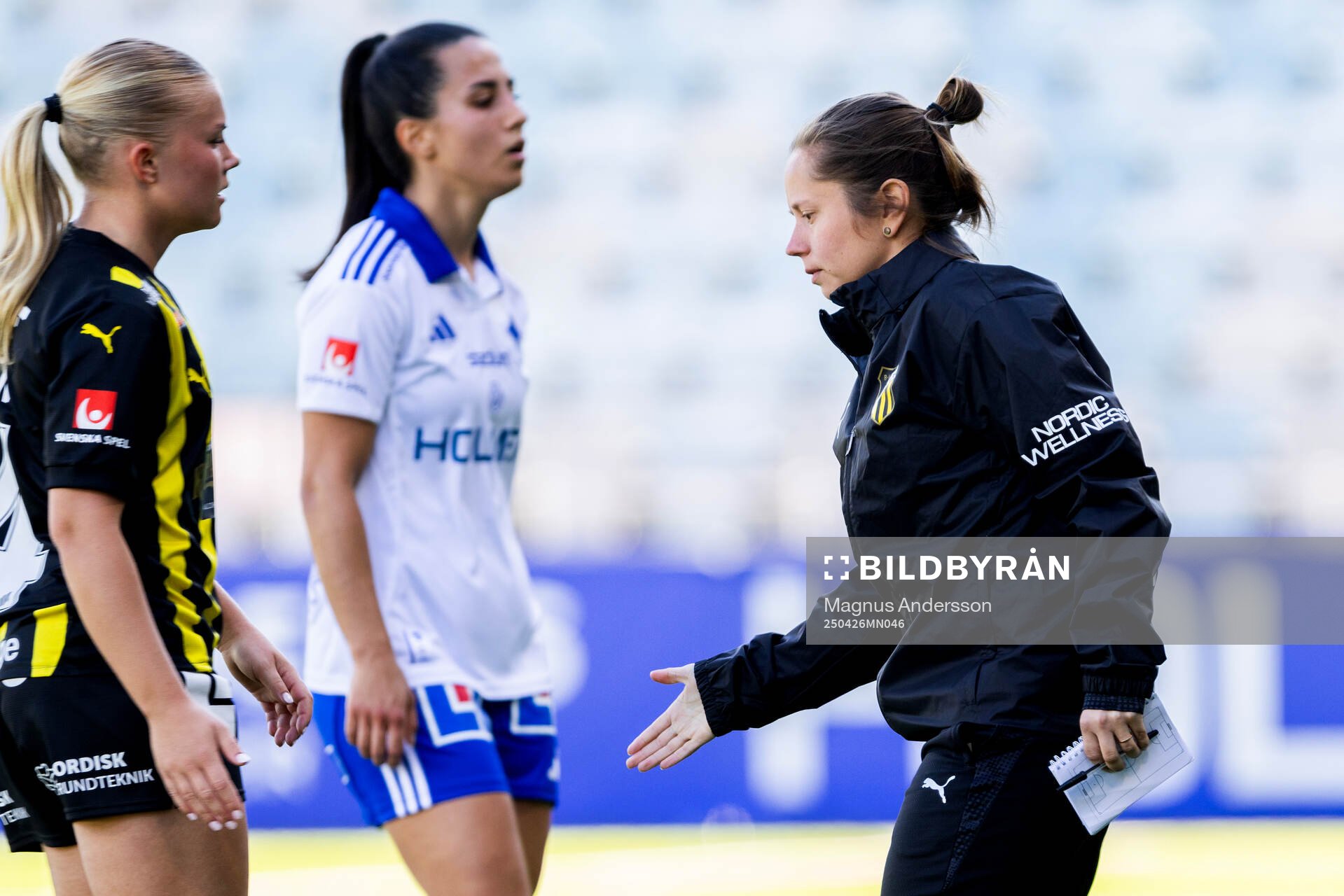 Häckens assisterande tränare Tiina Jukarainen