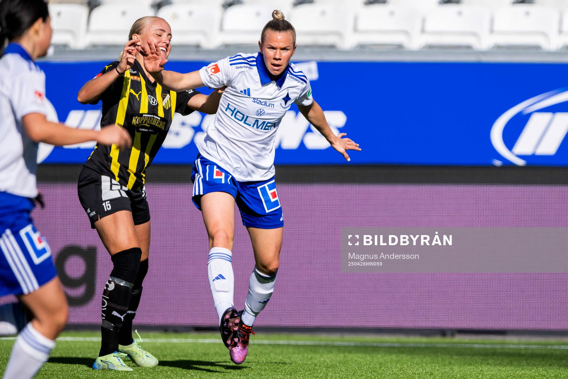 Häckens Alva Selerud och IFK Norrköpings Jessica Wik
