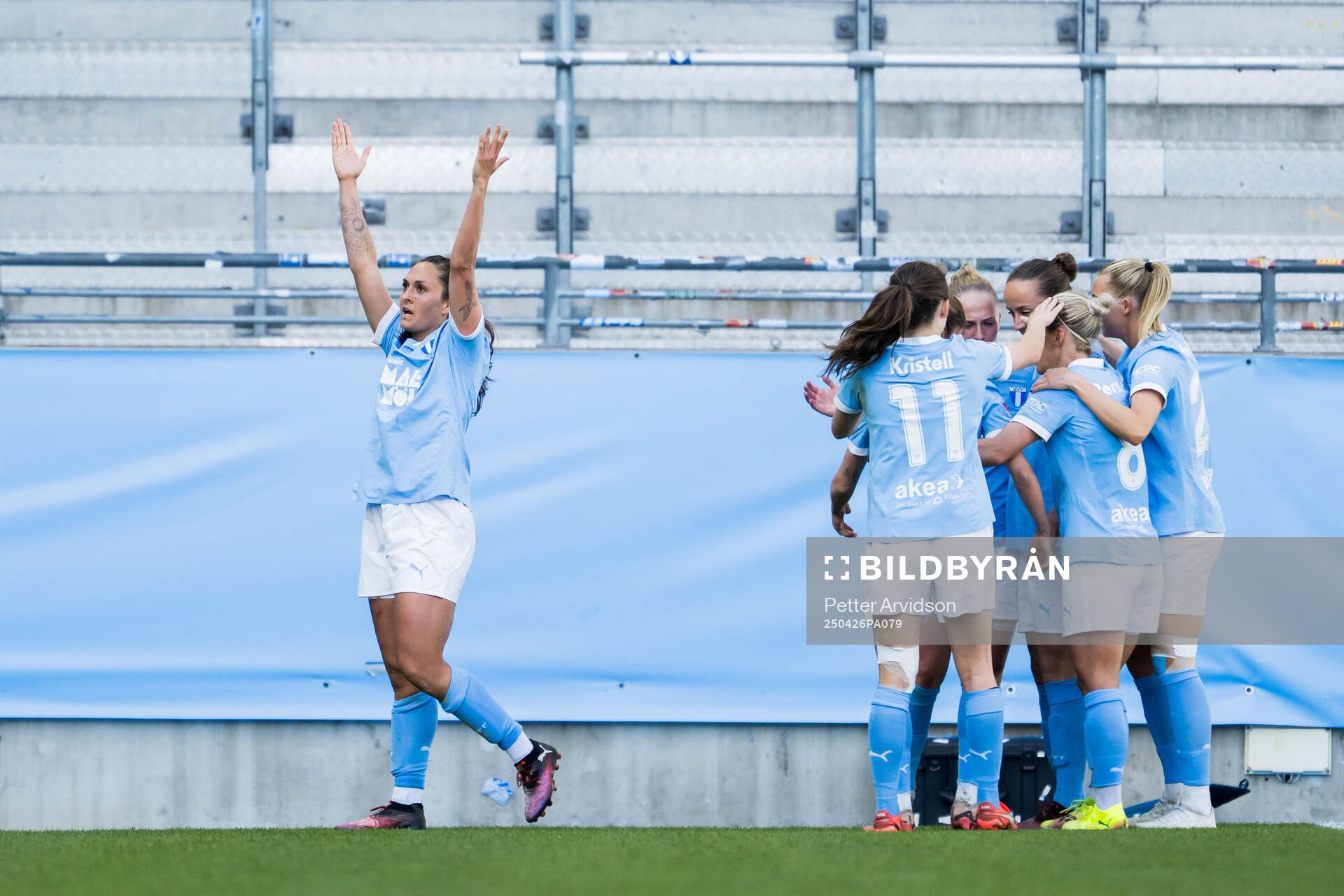 Malmö FFs Isabella D'Aquila jublar