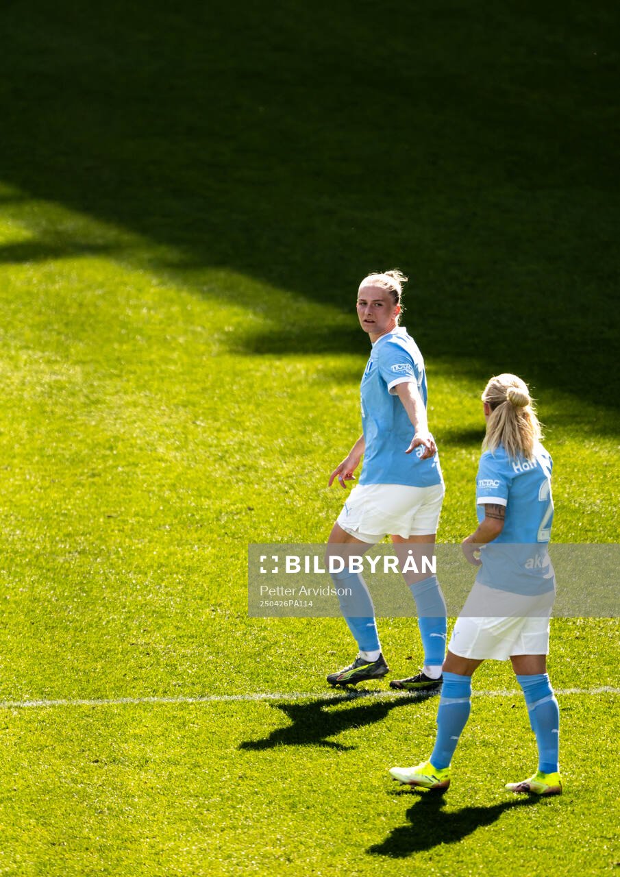 Malmö FFs Tuva Skoog och Nathalie Hoff Persson