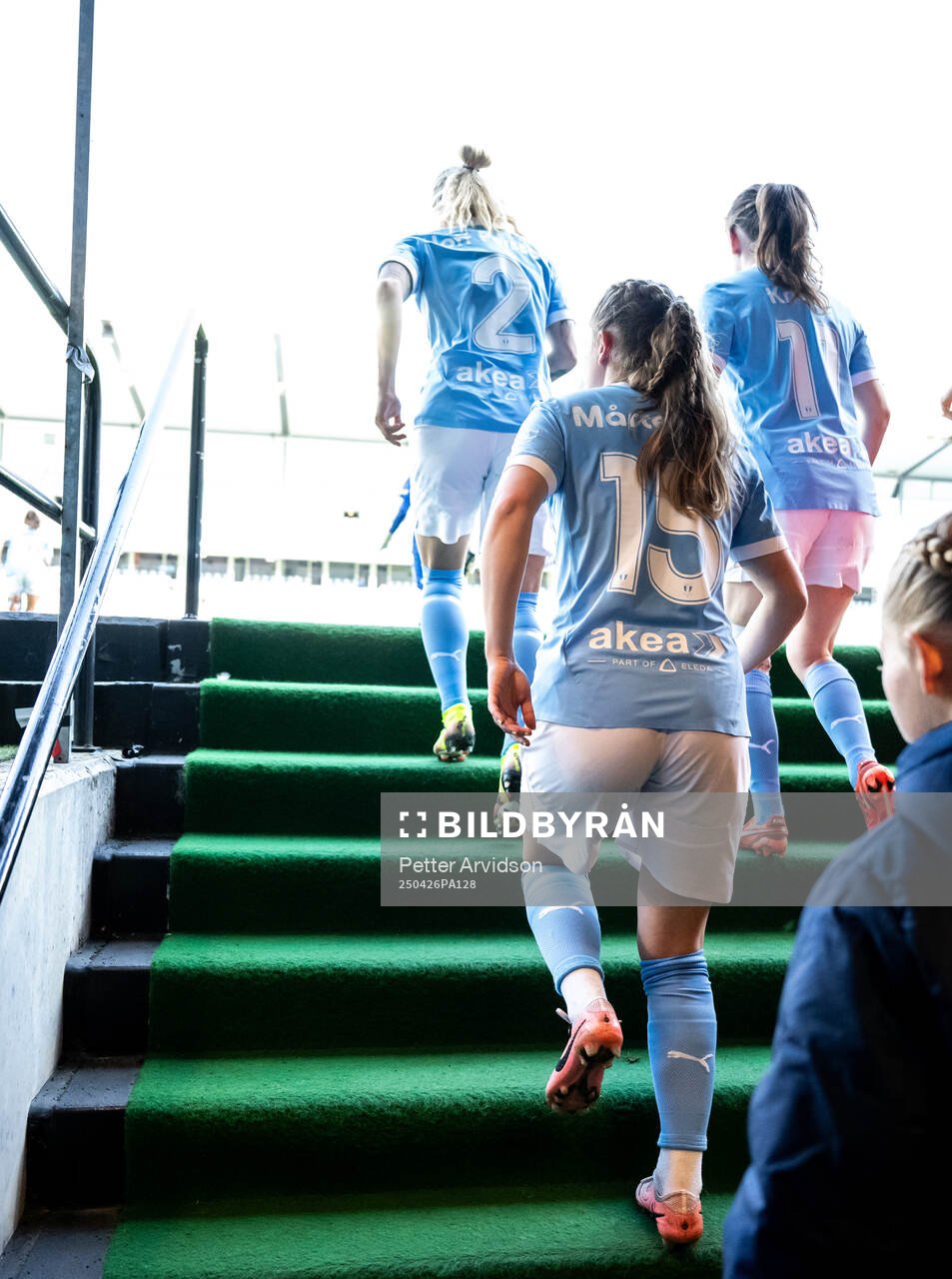Malmö FFs Nathalie Hoff Persson, Agnes Mårtensson och