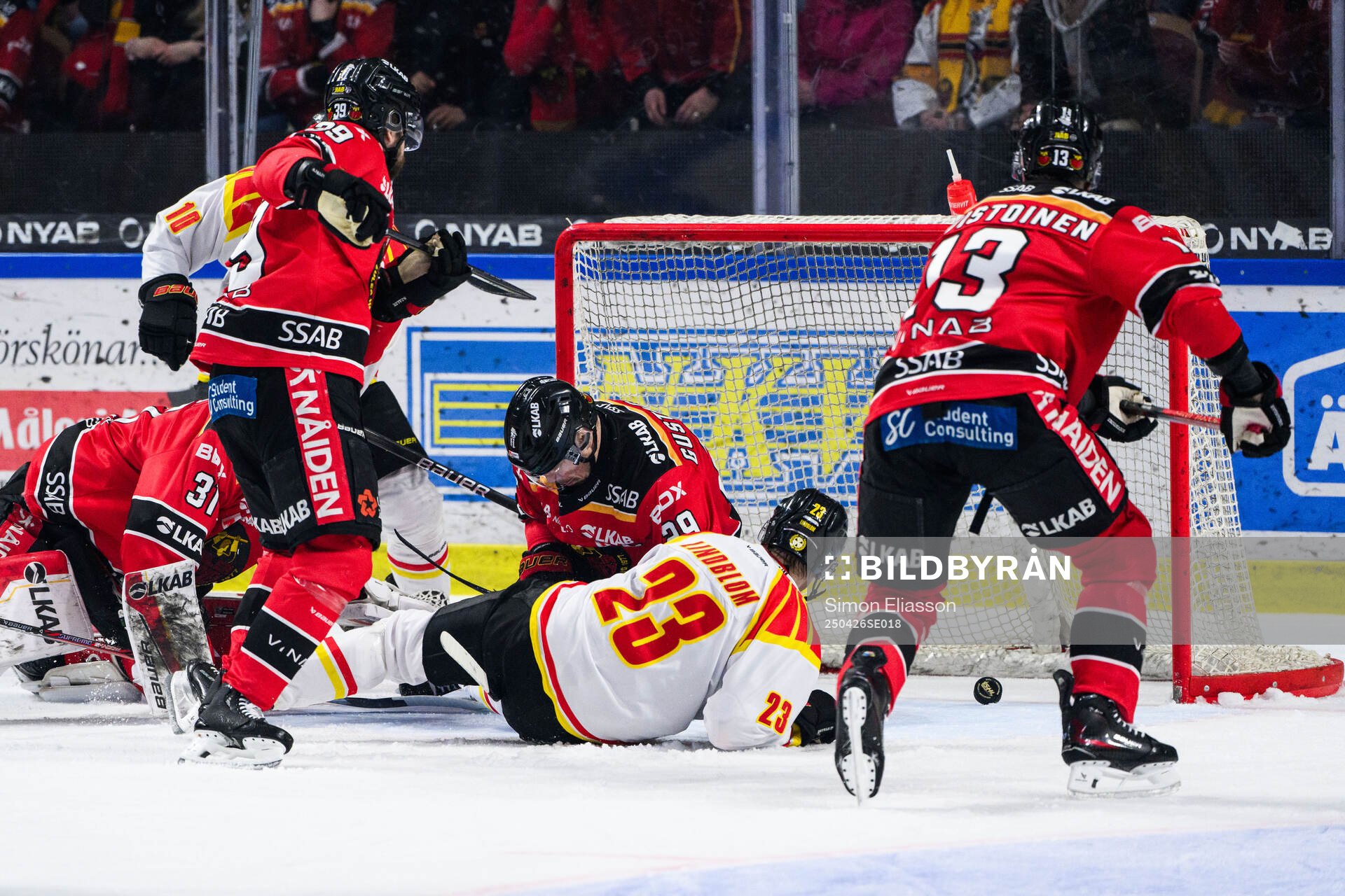 Brynäs Oskar Lindblom gör 0-2