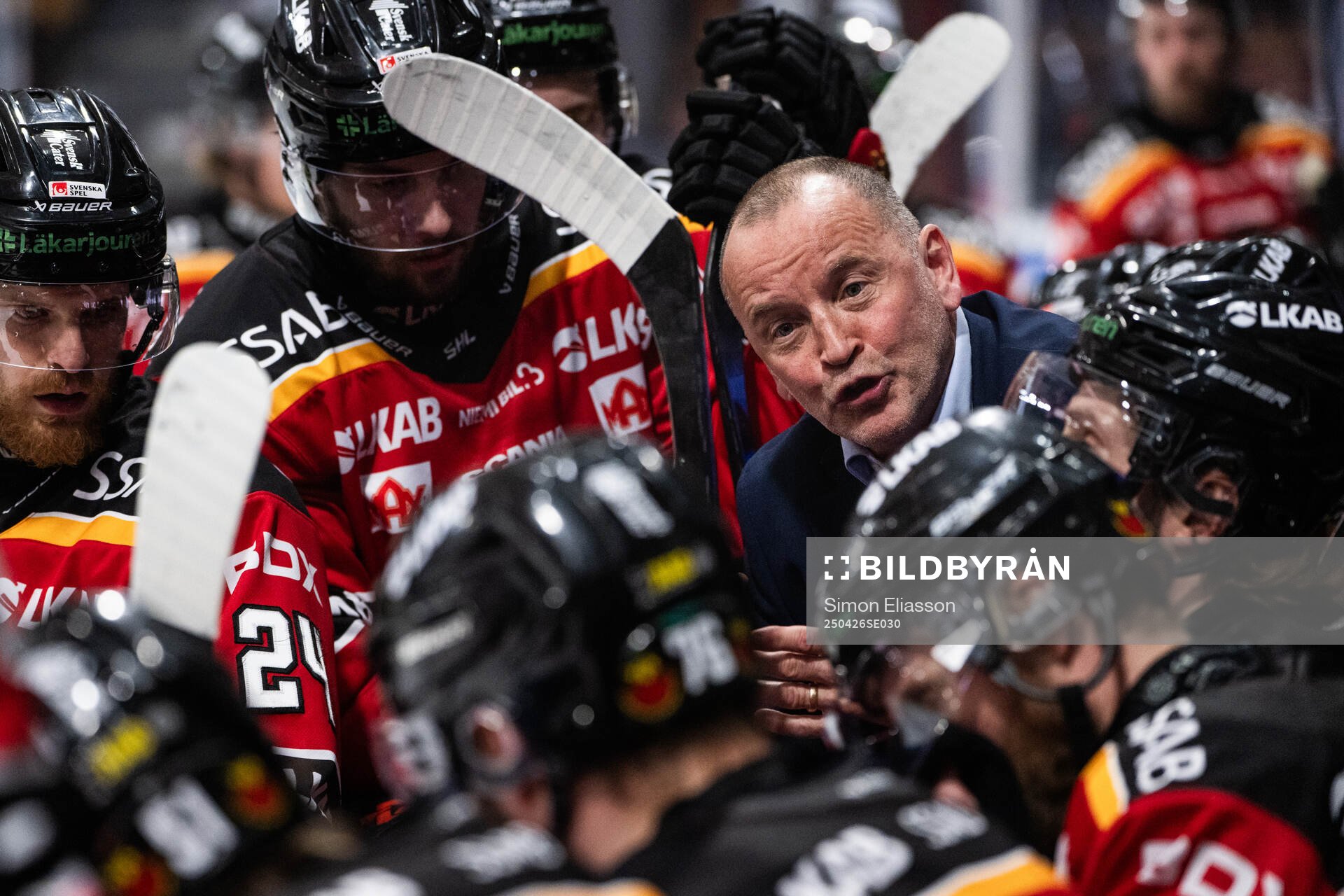 Luleås tränare Thomas Berglund