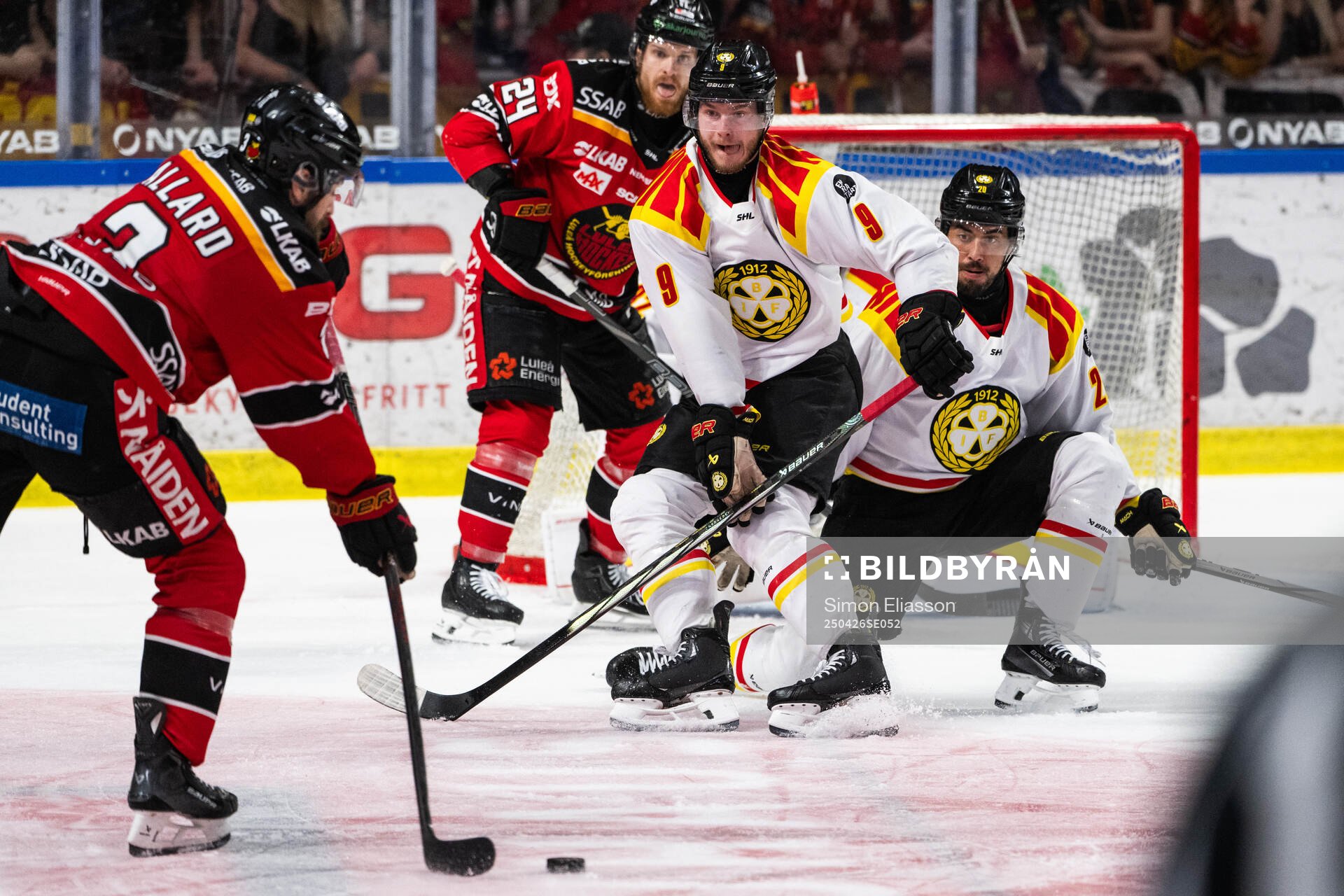 Brynäs Victor Söderström och Tyler Vesel