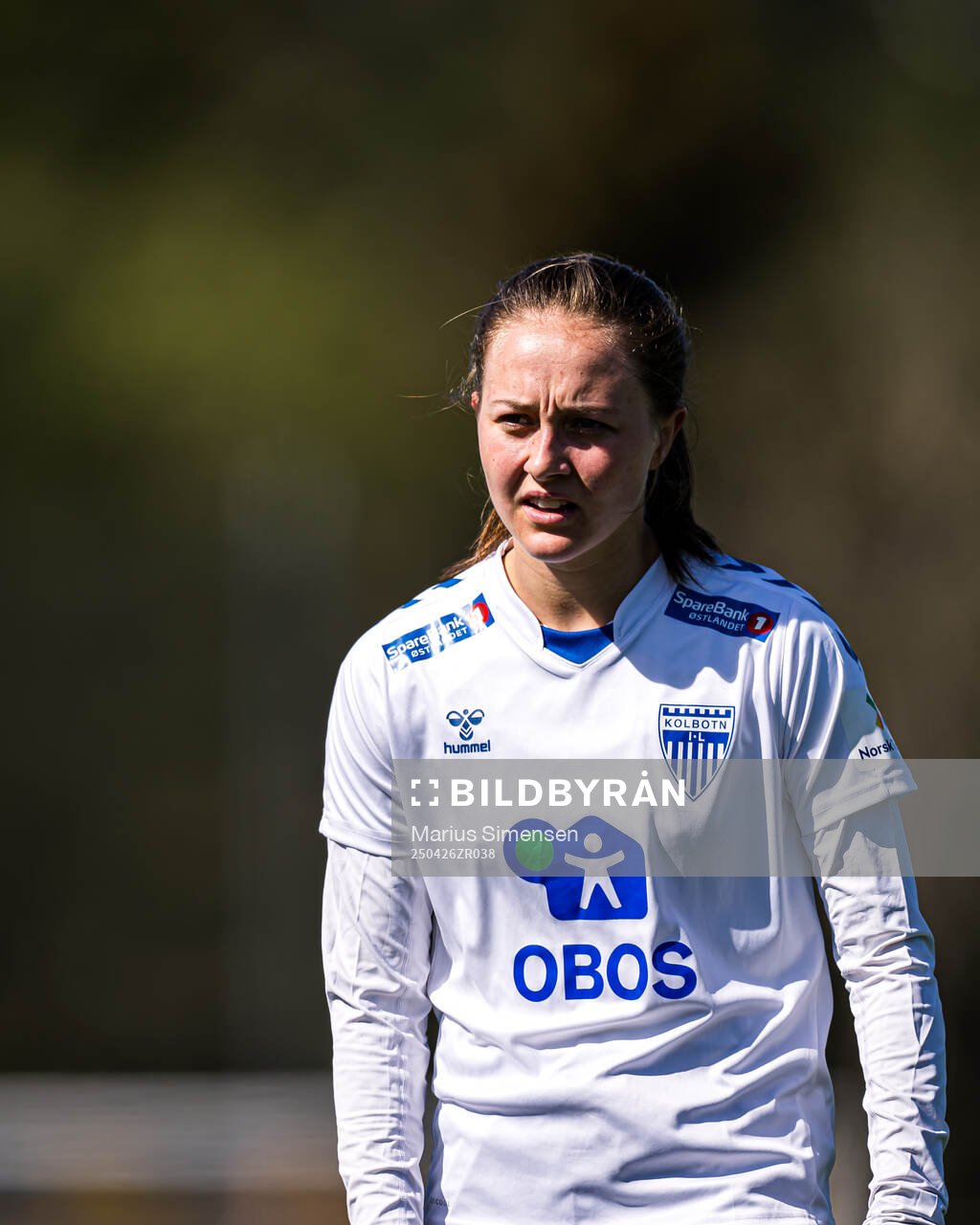 Camilla Linberg of Kolbotn during the Toppserien football match between Kolbotn and Lyn on April 26, 2025 in Oslo.