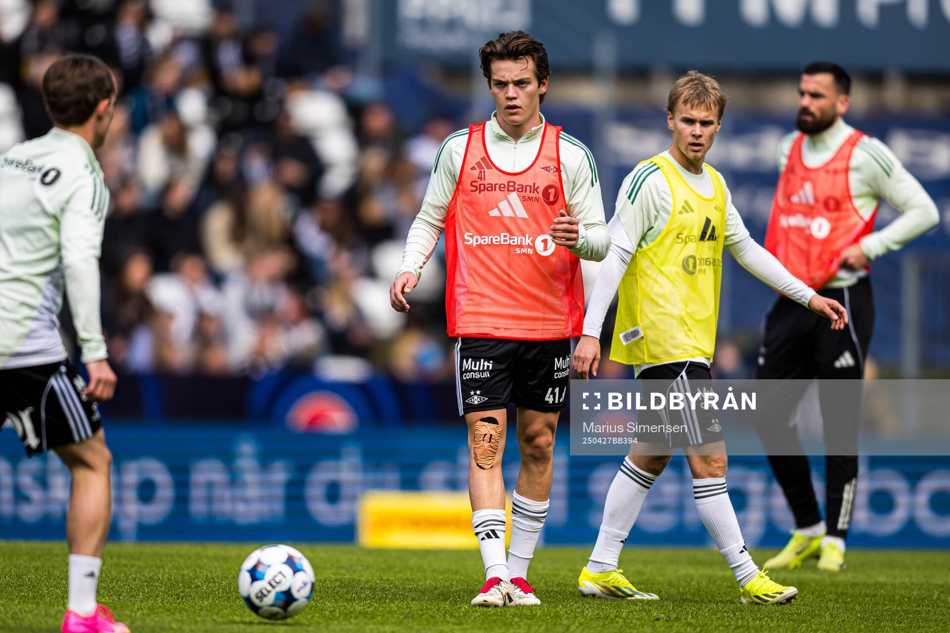 Sverre Halseth Nypan of Rosenborg warms up