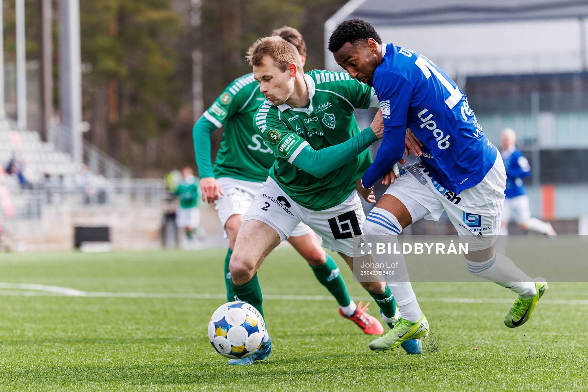 Brages Alexander Zetterström och Umeå FCs Maximilian