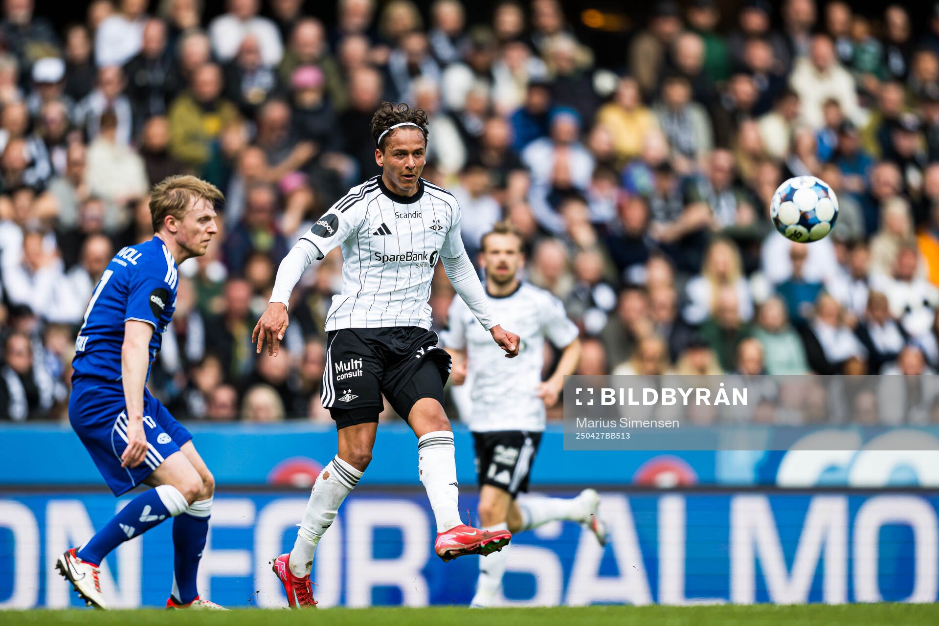 Adrian Nilsen Pereira of Rosenborg during the Eliteserien match between Rosenborg and Molde on April 27, 2025 in Trondheim. 