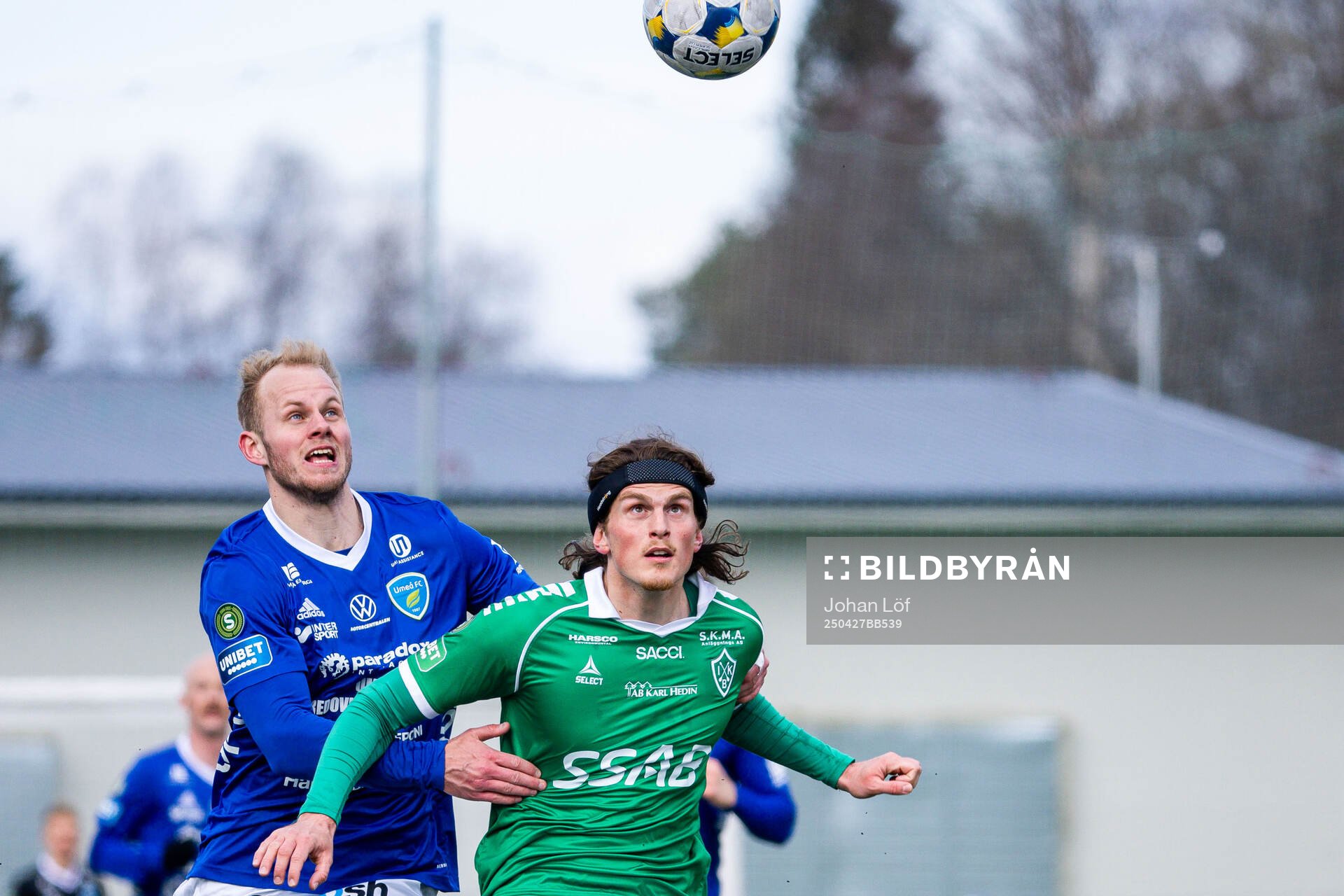Umeå FCs Eythor Martin Björgolfsson och Brages Lorik