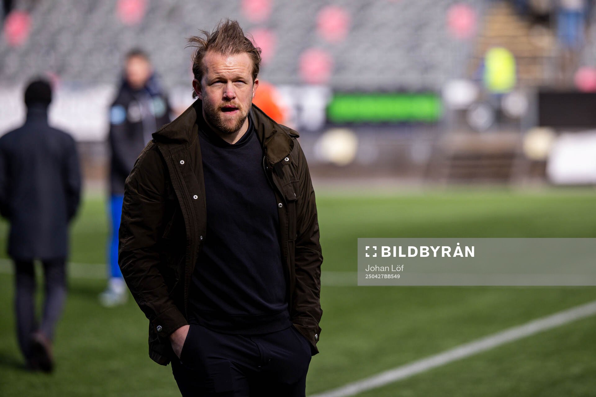 Umeå FCs huvudtränare Anders Bååth deppar