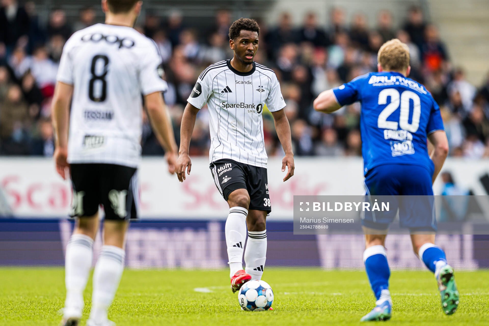 Mikkel Konradsen Ceide of Rosenborg during the Eliteserien match between Rosenborg and Molde on April 27, 2025 in Trondheim. 
