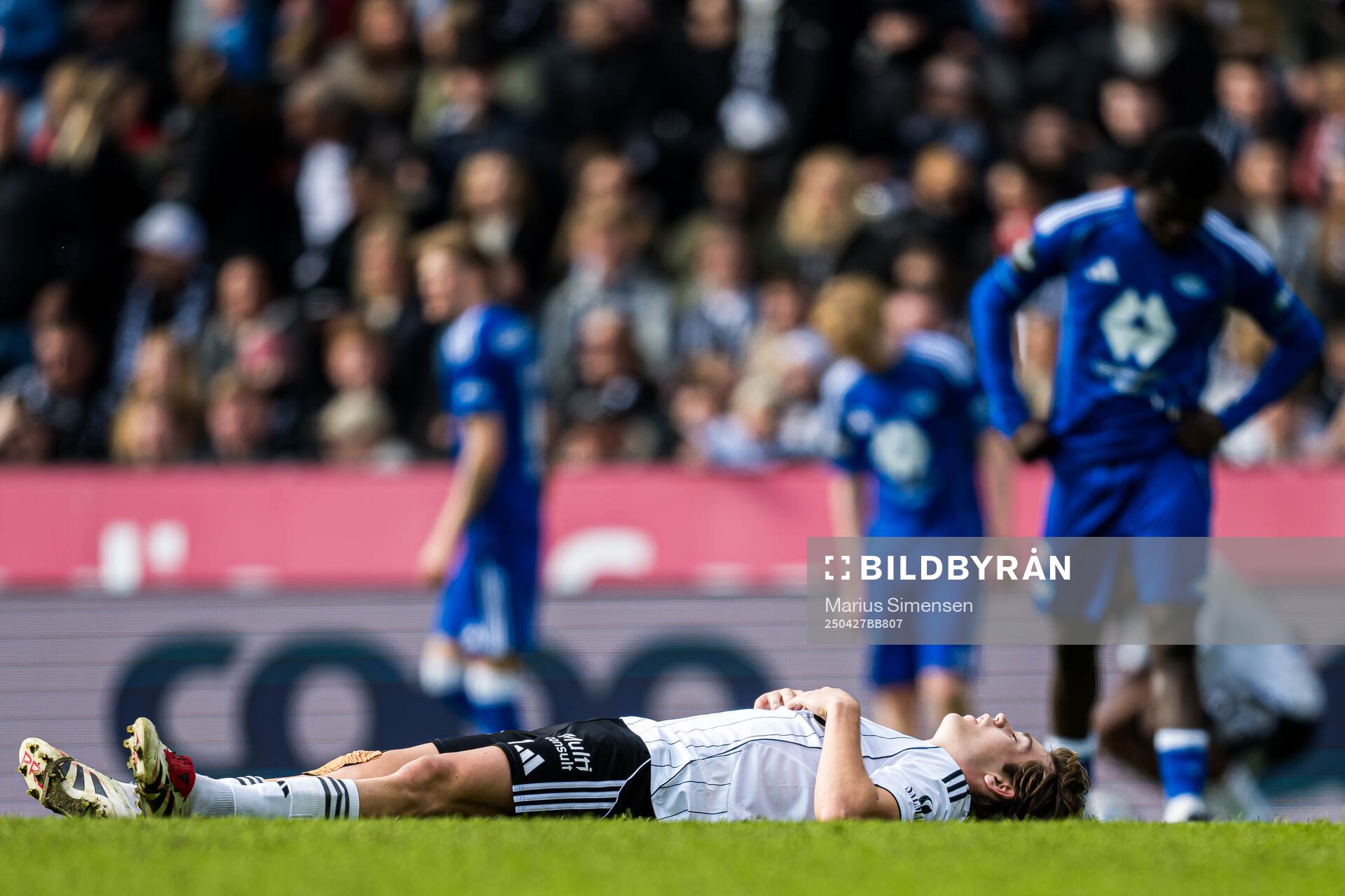 Sverre Halseth Nypan of Rosenborg looks dejected