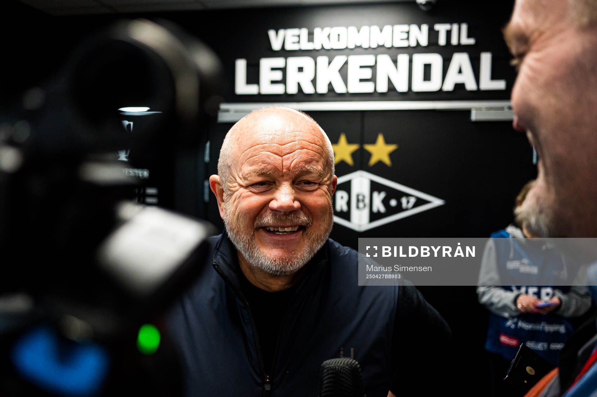 Per-Mathias Høgmo, head coach of Molde, after the Eliteserien match between Rosenborg and Molde on April 27, 2025 in Trondheim. 