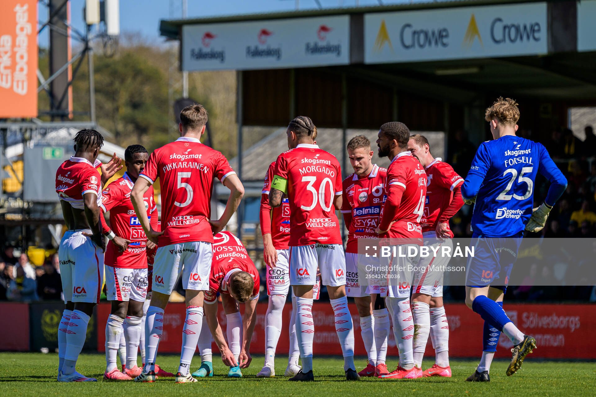 Degerfors spelare deppar