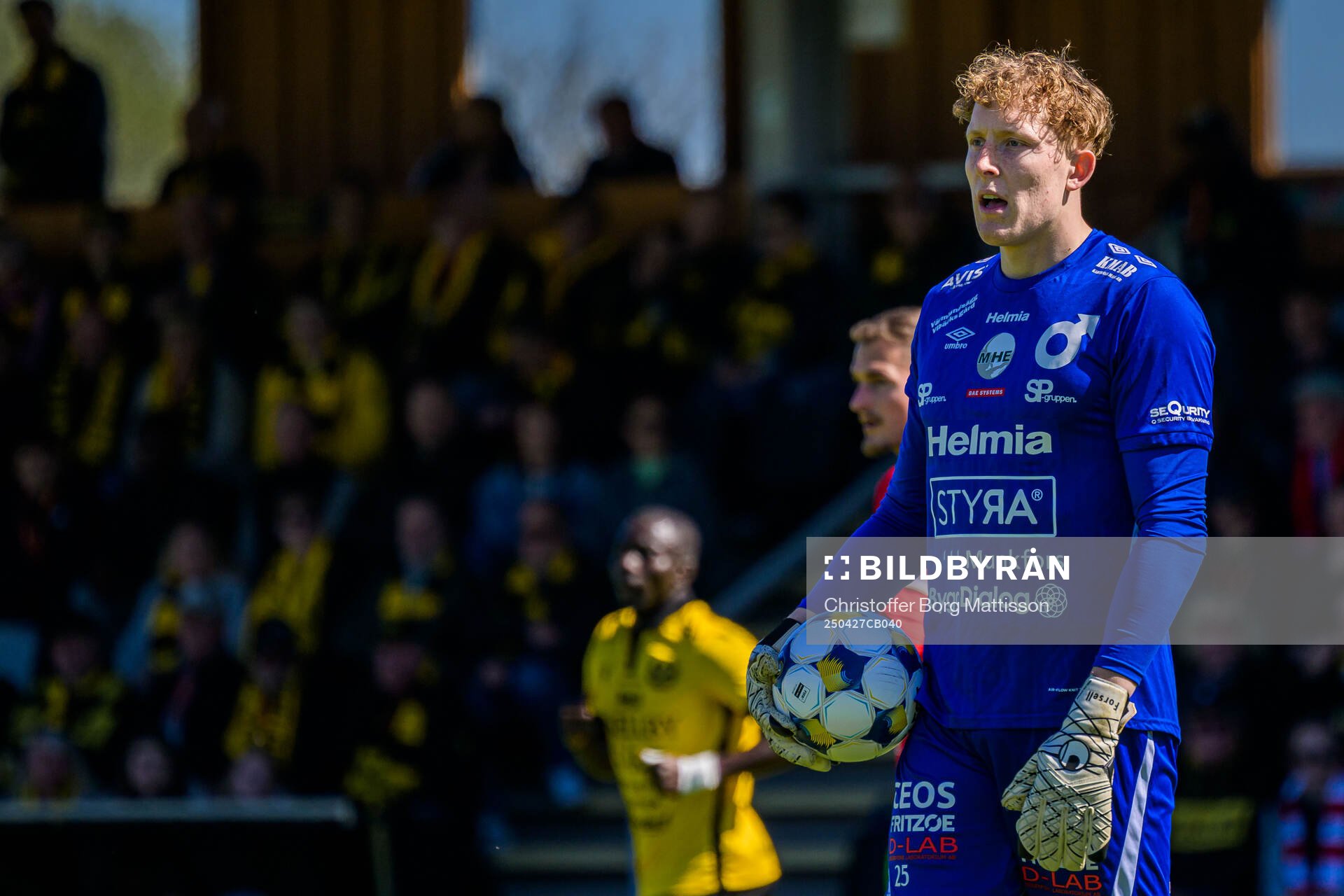 Degerfors målvakt Rasmus Forsell deppar
