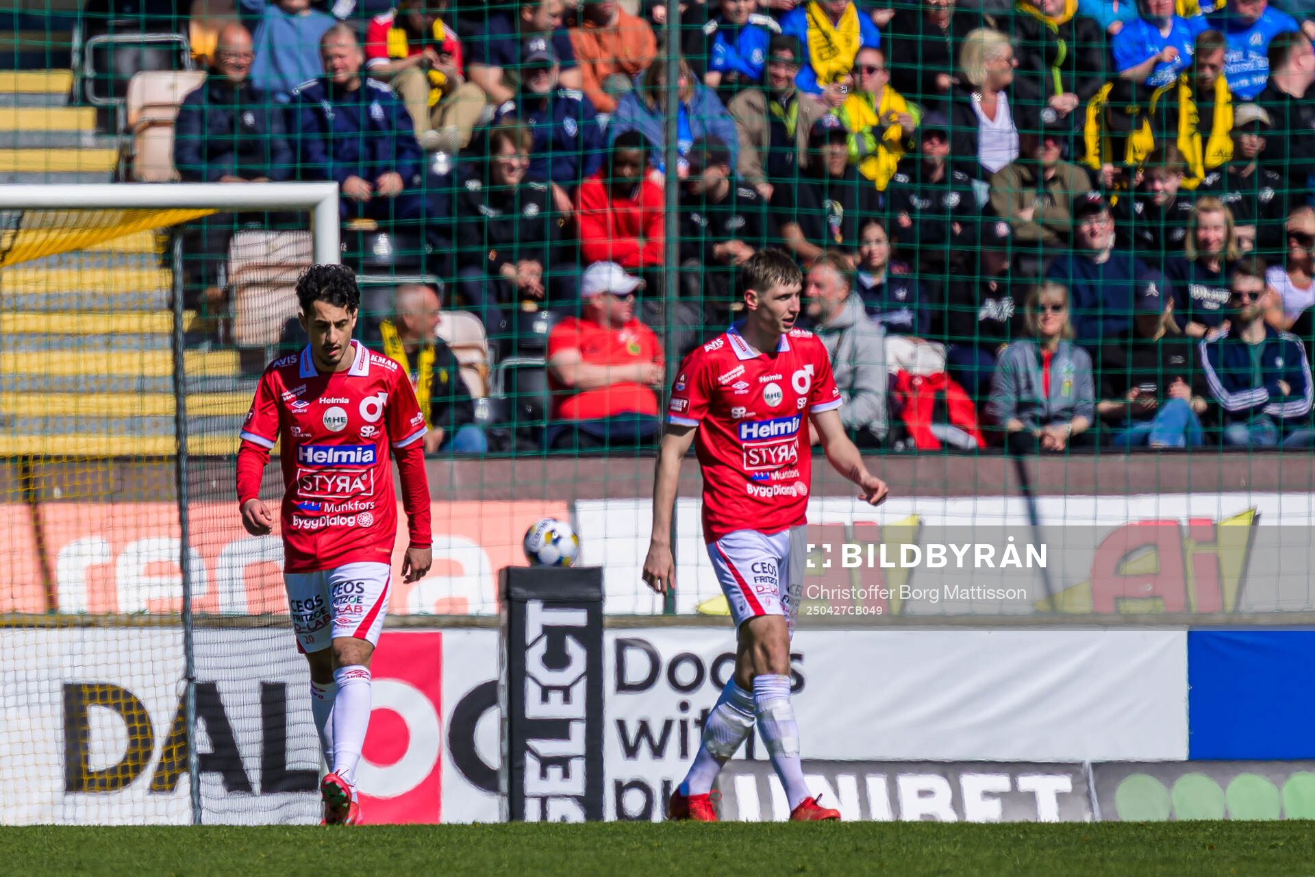 Degerfors Elias Barsoum och Adi Fisic deppar