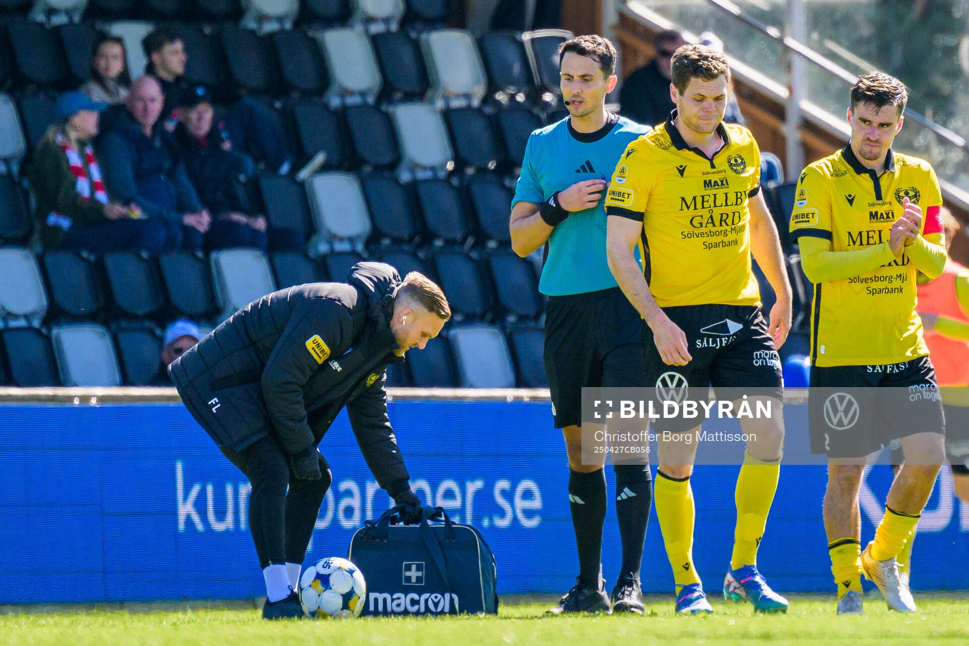 Mjällbys Jacob Bergström får vård