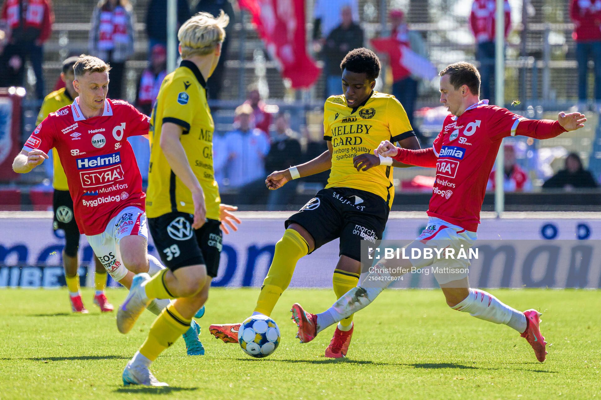 Degerfors Sebastian Ohlsson och Erik Lindell och Mjällbys