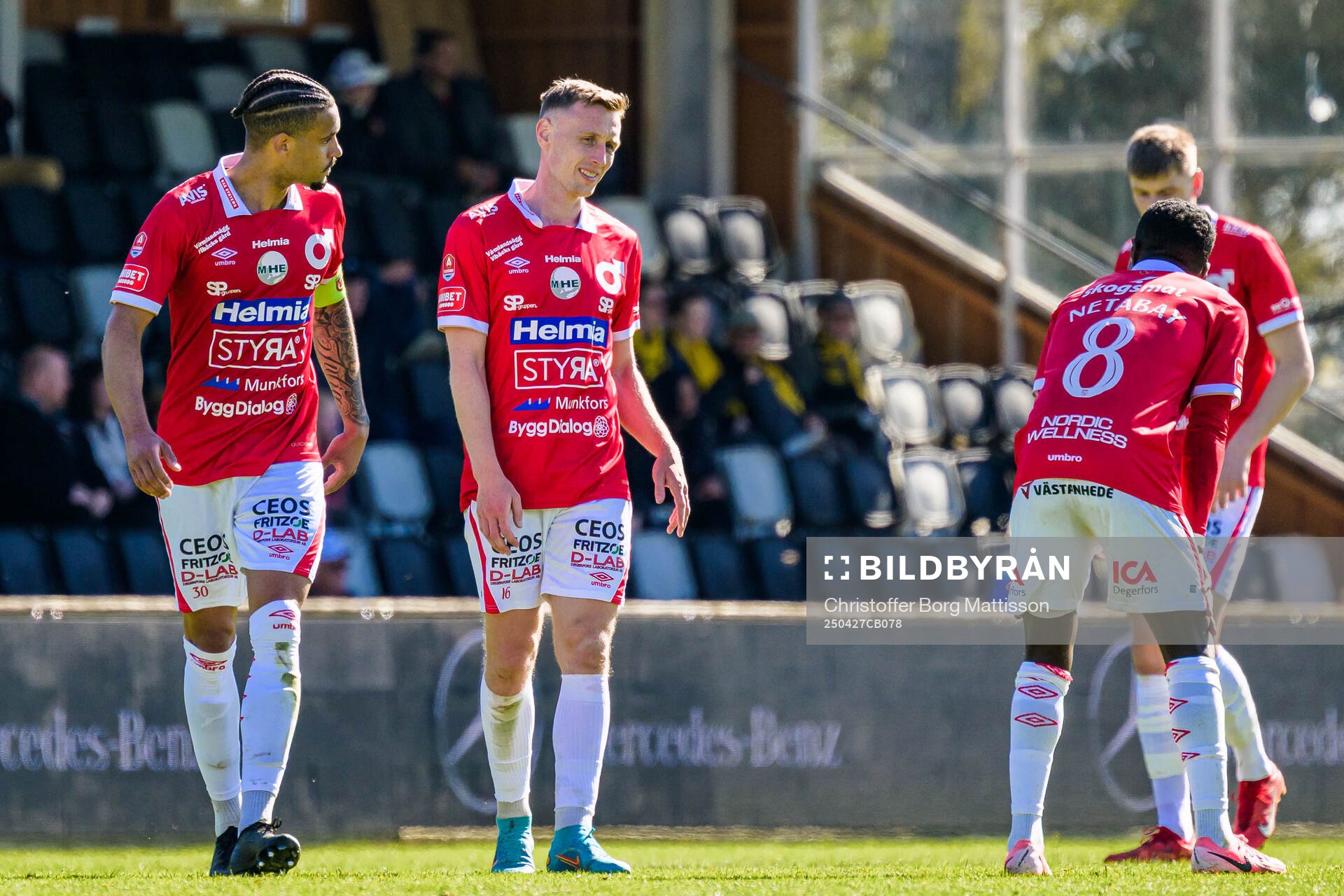 Degerfors Bernardo Gil Coutinho Morgado och Sebastian