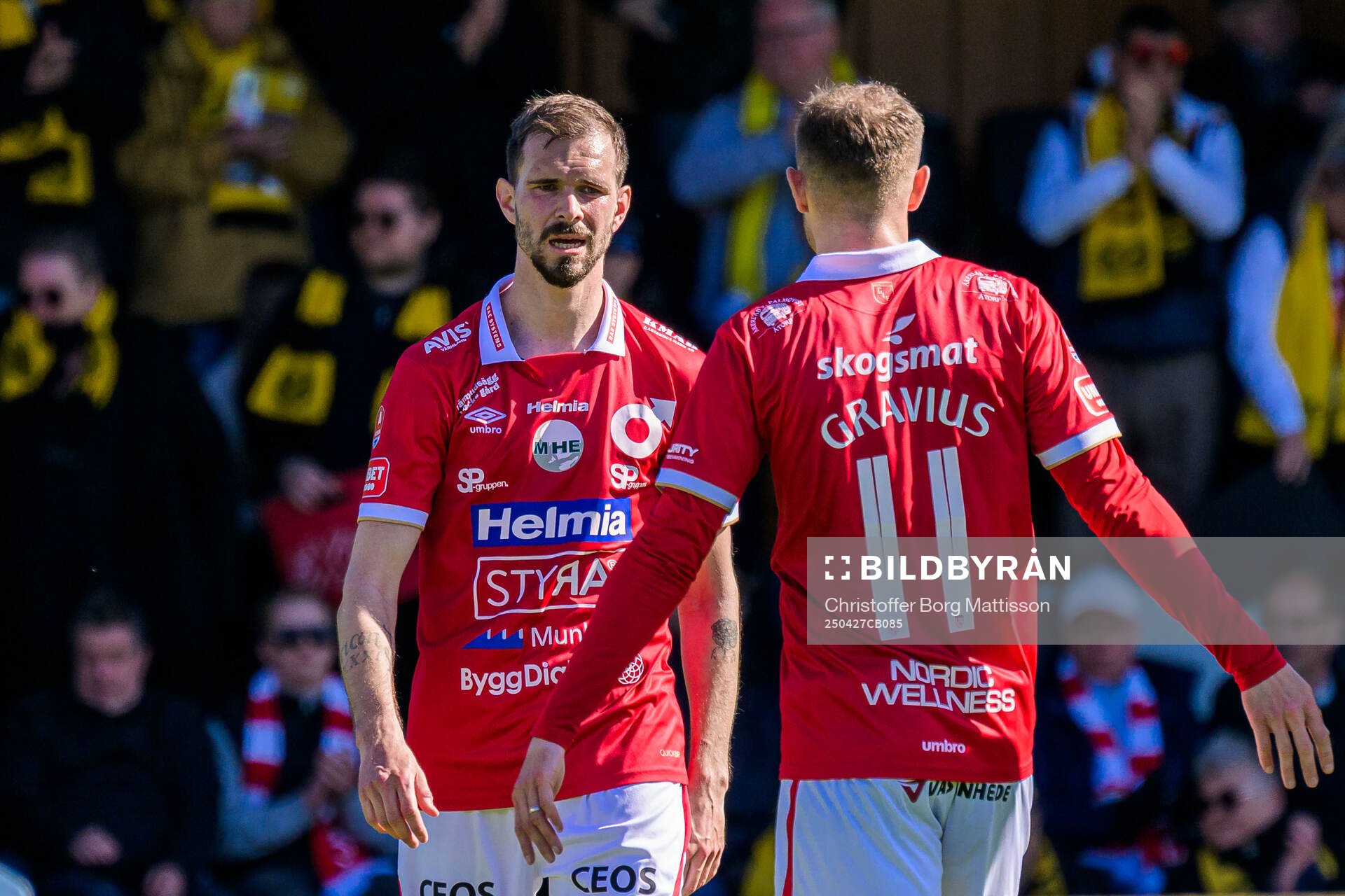 Degerfors Sebastian Ohlsson och Christos Gravius deppar
