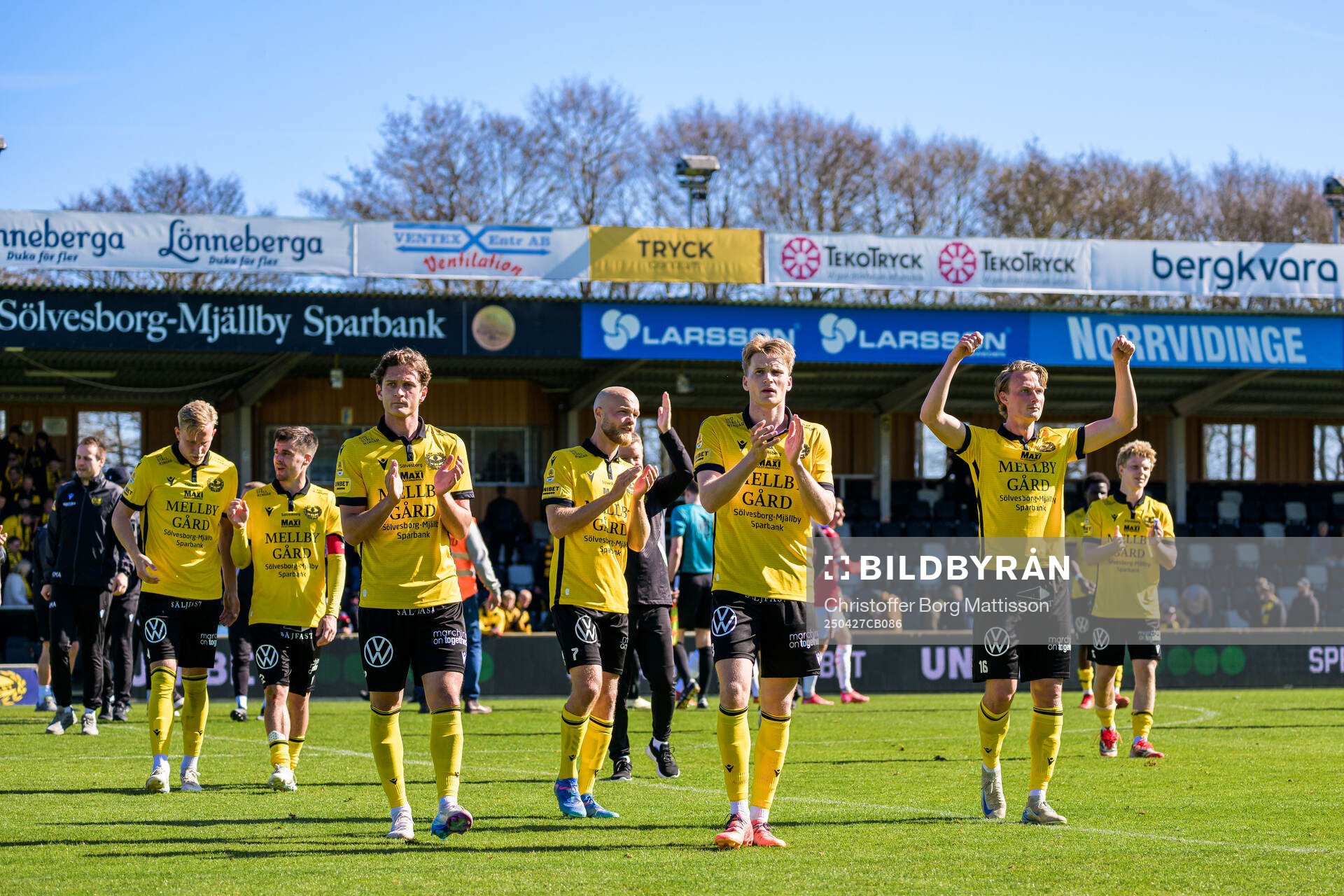 Mjällbys Ludvig Tidstrand, Viktor Gustafson, Jacob