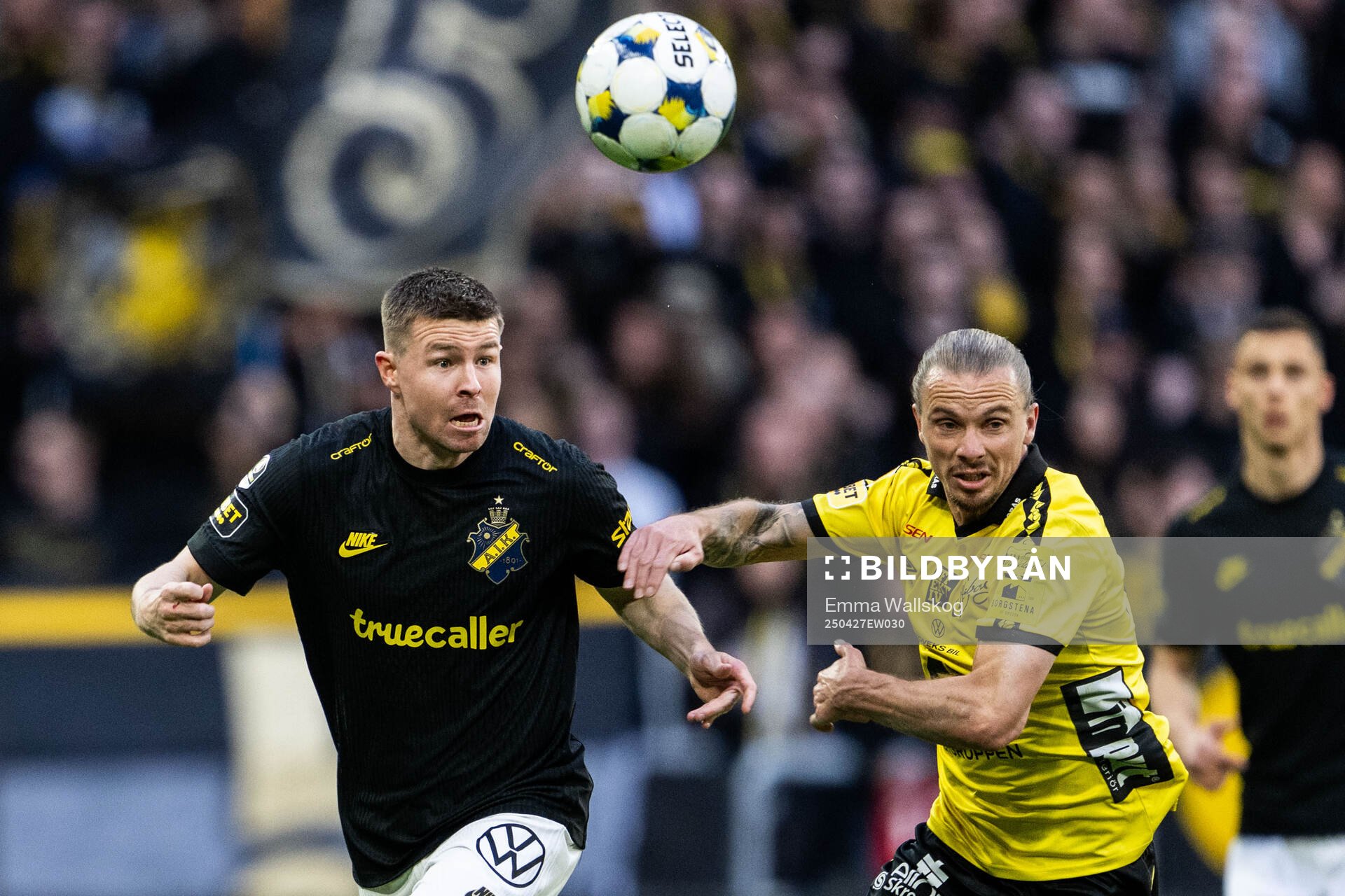 AIKs Mads Døhr Thychosen och Elfsborgs Niklas Hult