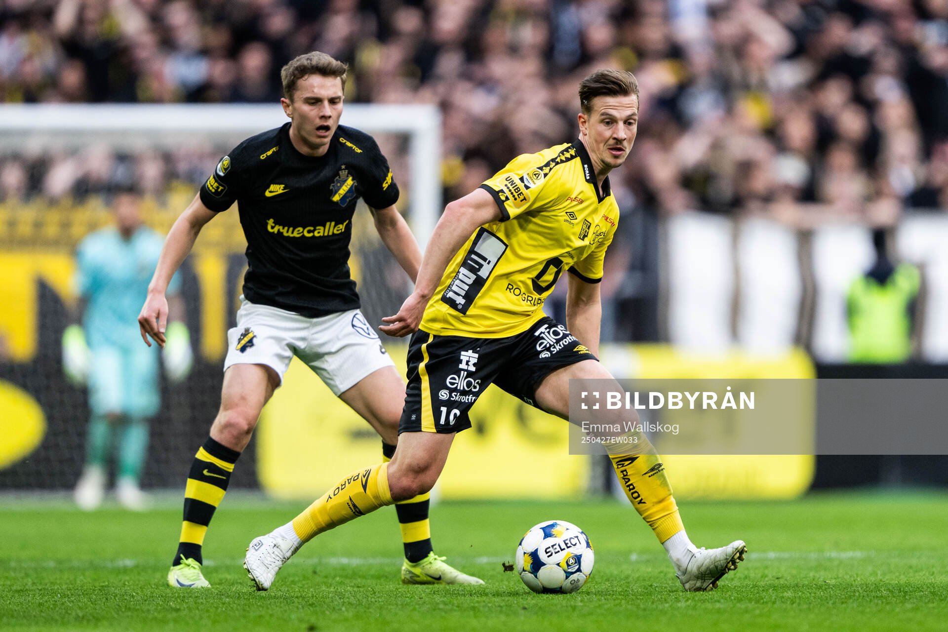 AIKs Johan Hove och Elfsborgs Simon Olsson