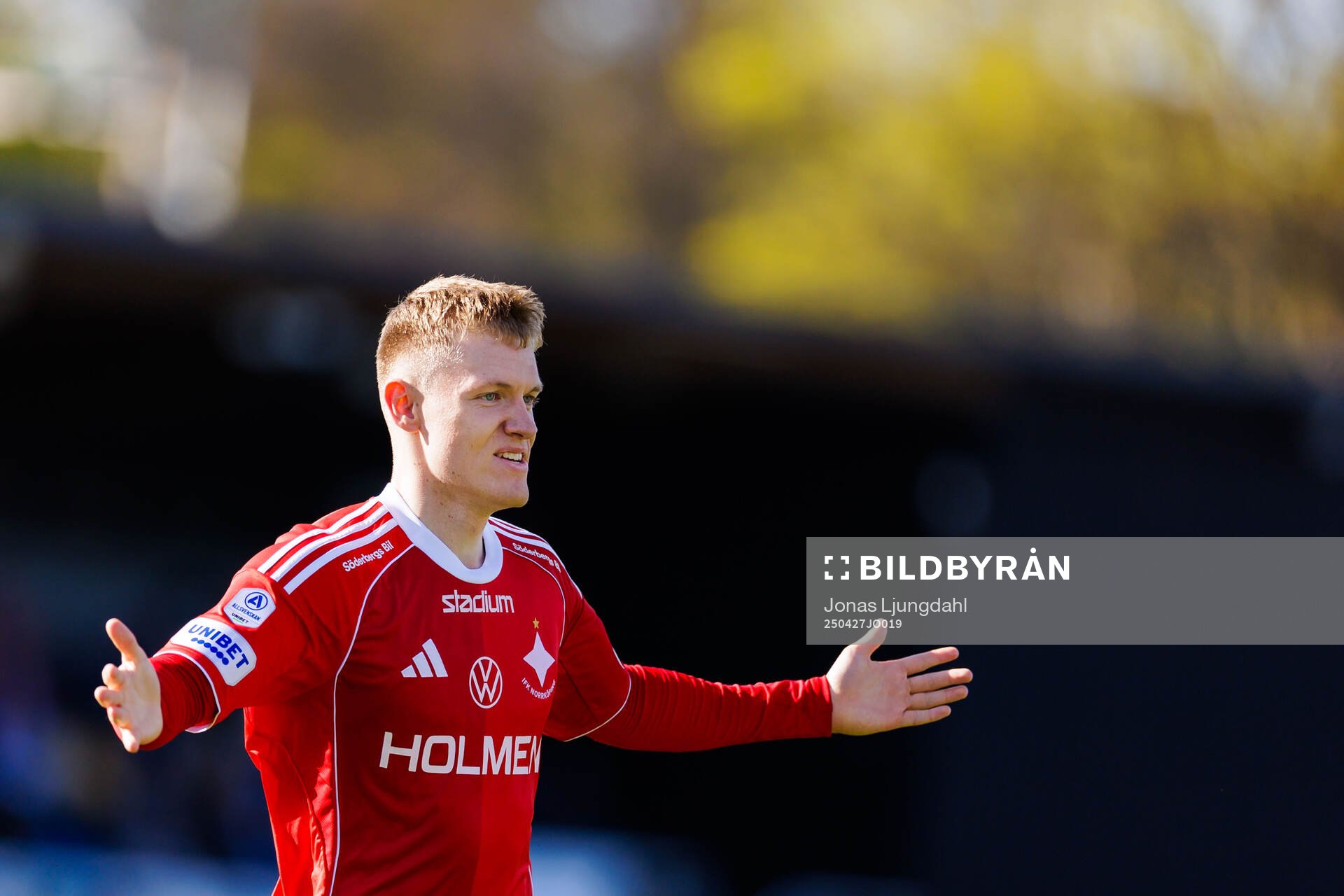 IFK Norrköpings Sebastian Vinther Jørgensen jublar