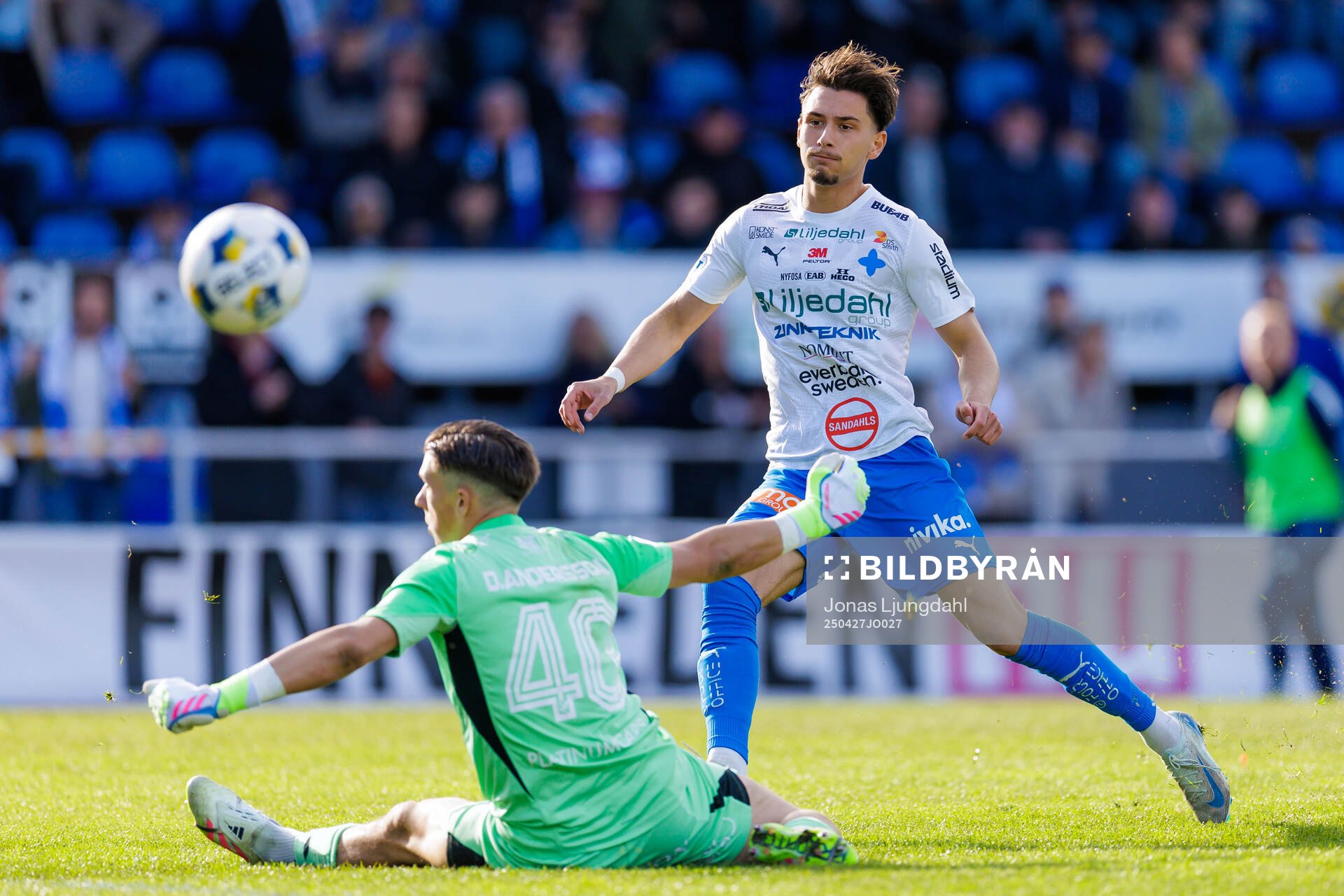 Värnamos Kenan Bilalovic gör 1-2