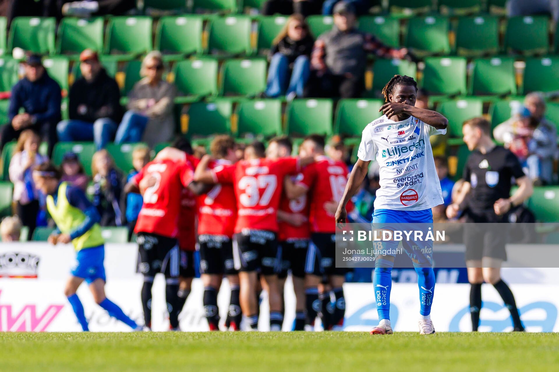 Värnamos Frank Junior Agyei deppar